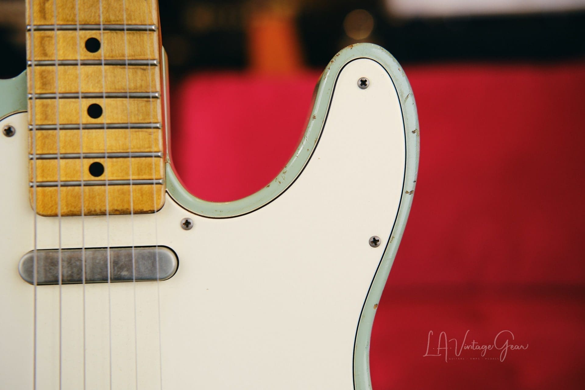 Danocaster Single Cut Electric Guitar – Seafoam Green Finish
