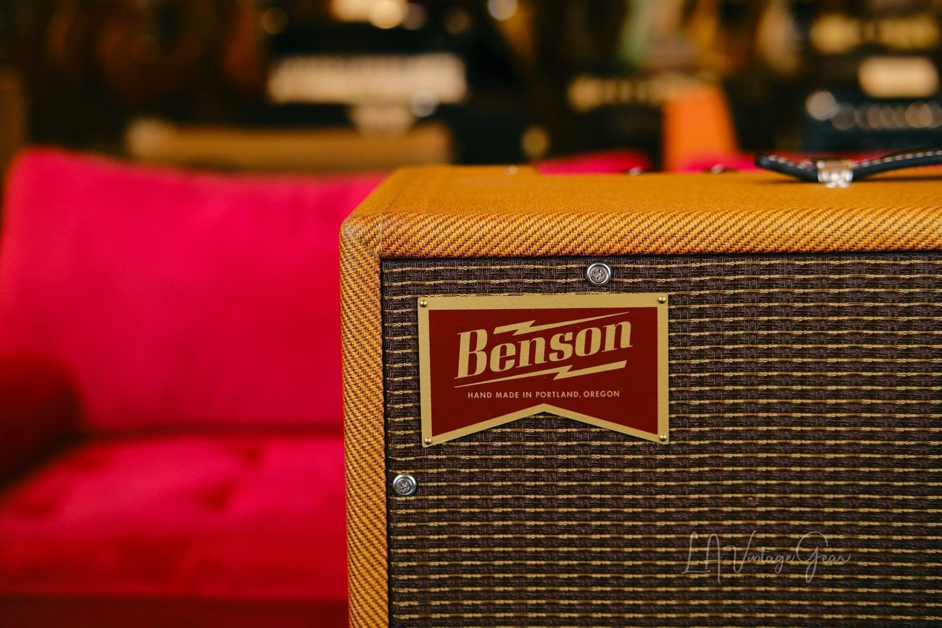 Benson Earhart Reverb 1x12 15 Watt Combo Guitar Amplifier - Tweed Finish and In Stock! - Image 2