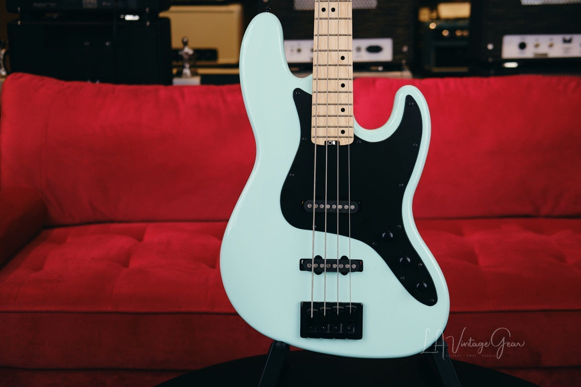 Schecter Diamond Series J4 Electric Bass Guitar - Jazz Style Bass in a Seafoam Green Finish! Mint! - Image 2