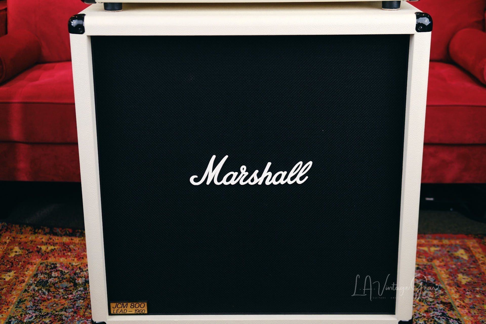 Marshall 1981 JCM800 MK2 Master Model Lead 100 Watt Head & 4x12 Cab - Re-Covered by Kerry Wright, with Celestion Rola G12-65 Speakers - Image 3