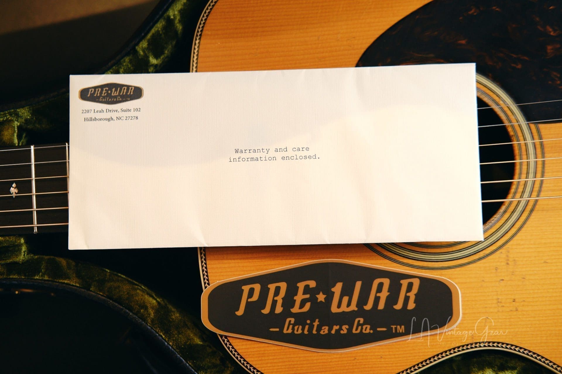 Pre War Guitars Co. " Double-Aught" Model Acoustic Guitar - Brazillian Rosewood Back & Sides! Brand New & In Stock! - Image 25
