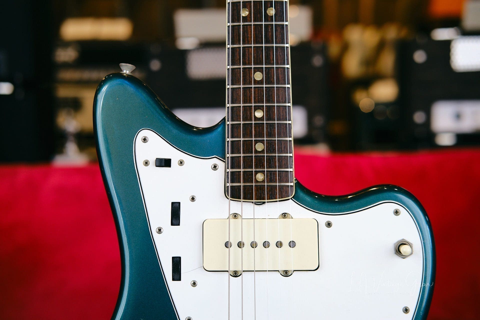 1966 Fender Jazzmaster in Ocean Turquoise - With Original Hardshell Case! - Image 3