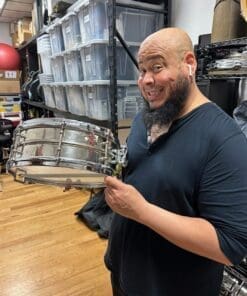 Ludwig All Around 1920's Nickel over Brass Snare 5"x14" - Owned by Abe Laboriel Jr!
