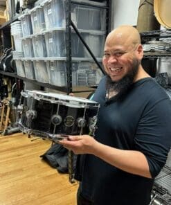 Craviotto DW Stained Wood Snare Custom Color 6"x14" - Owned by Abe Laboriel Jr!