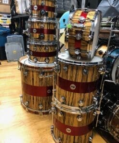 DW Collectors Series Custom Crafted Drum Kit - Owned by Abe Laboriel Jr ! 24/12/13/14/15/16/6.5 - Image 2