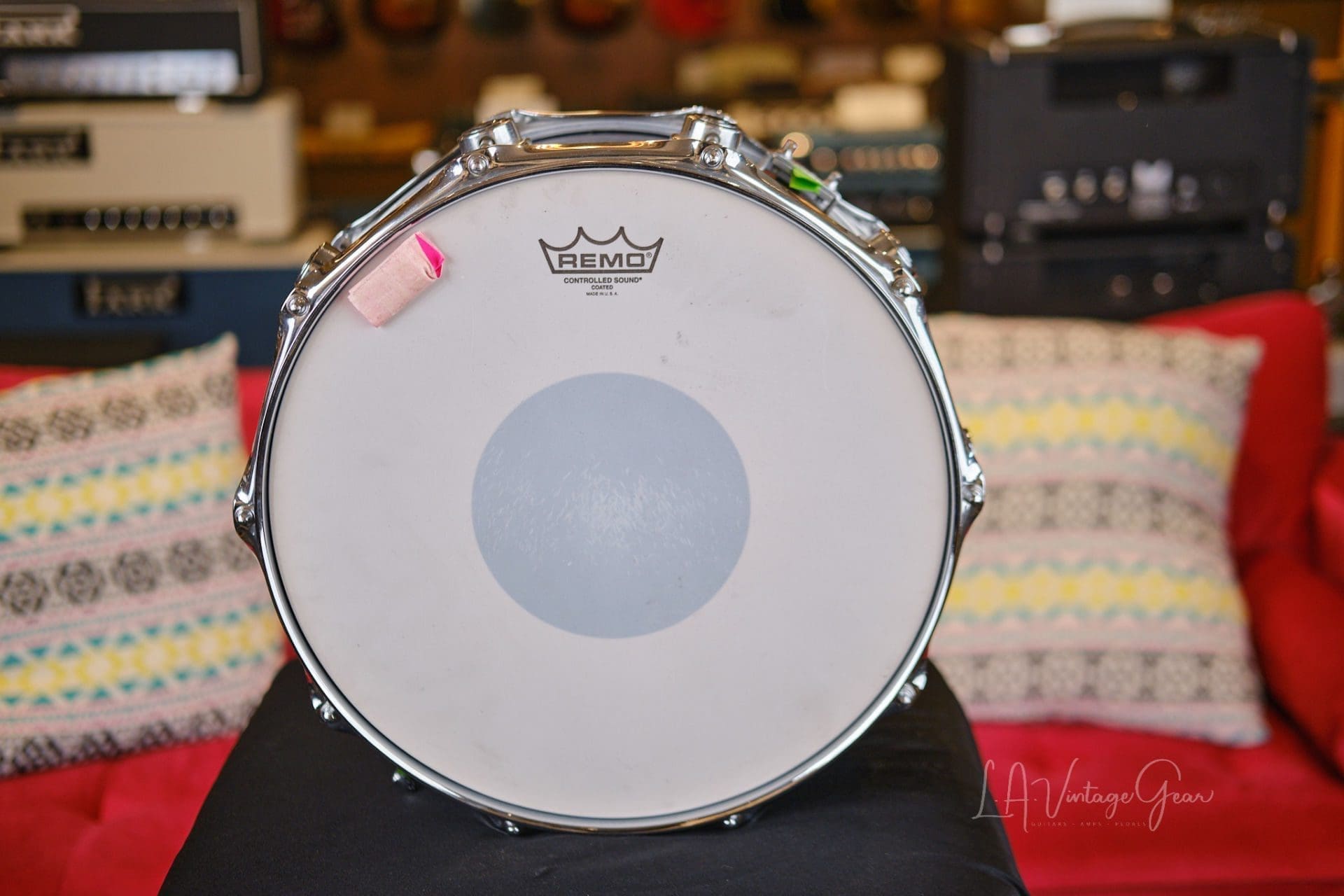 Craviotto DW Stained Wood Snare Custom Color 6"x14" - Owned by Abe Laboriel Jr! - Image 3