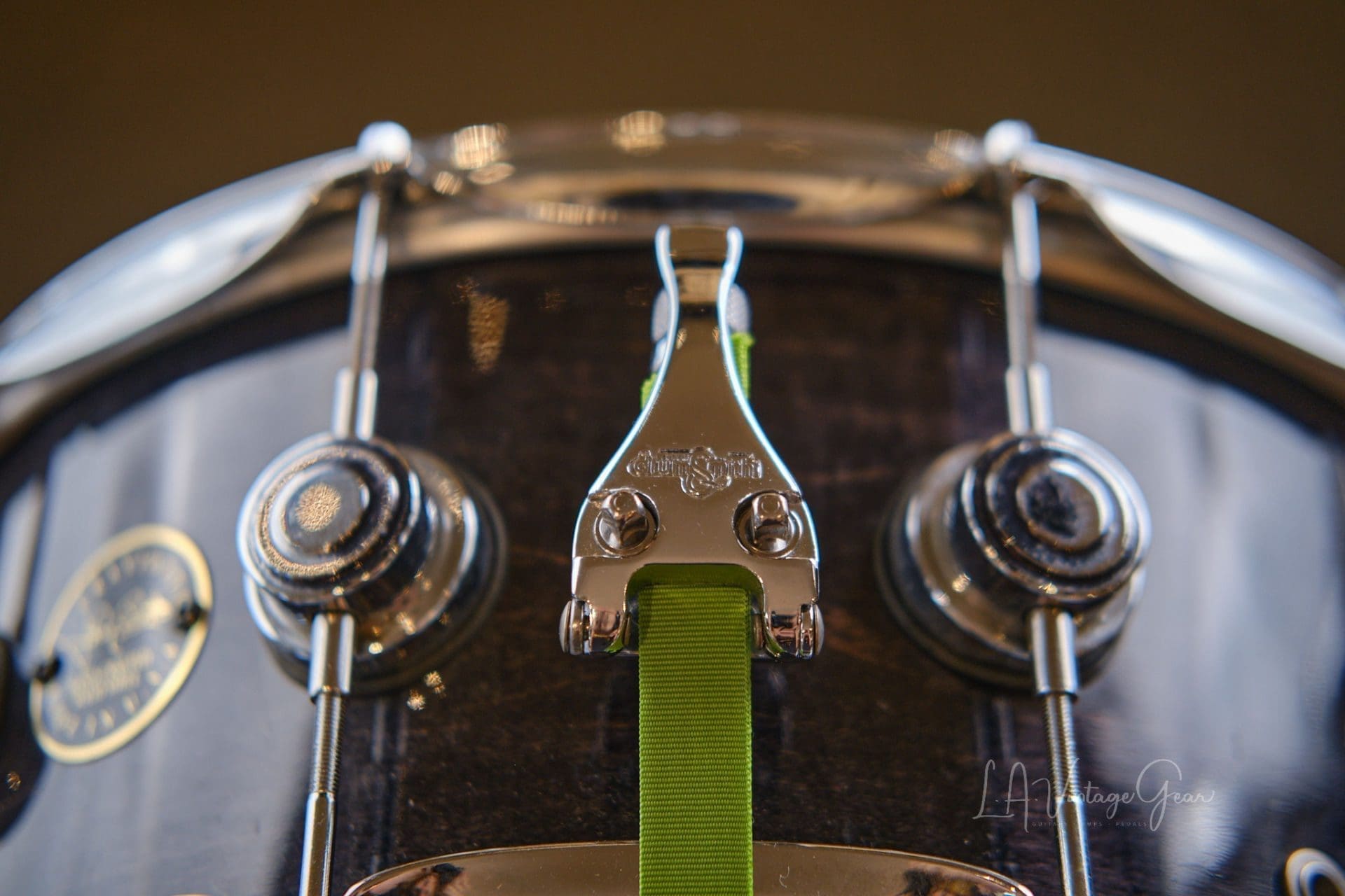 Craviotto DW Stained Wood Snare Custom Color 6"x14" - Owned by Abe Laboriel Jr! - Image 6