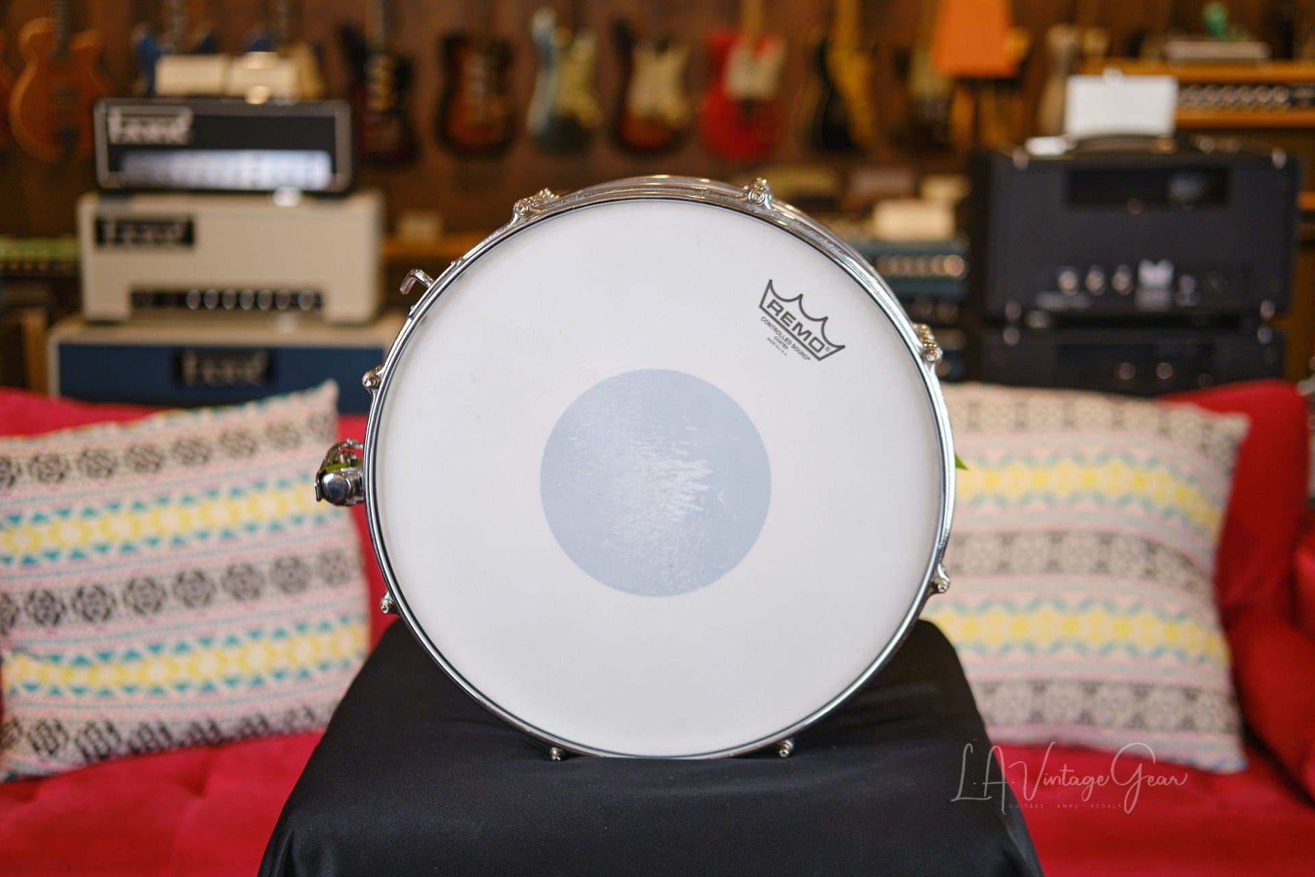 Ludwig All Around 1920's Nickel over Brass Snare 5"x14" - Owned by Abe Laboriel Jr! - Image 2
