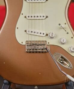 K-Line Springfield S-Style Electric Guitar - In a Relic Firemist Gold Finish #030468! - Image 4