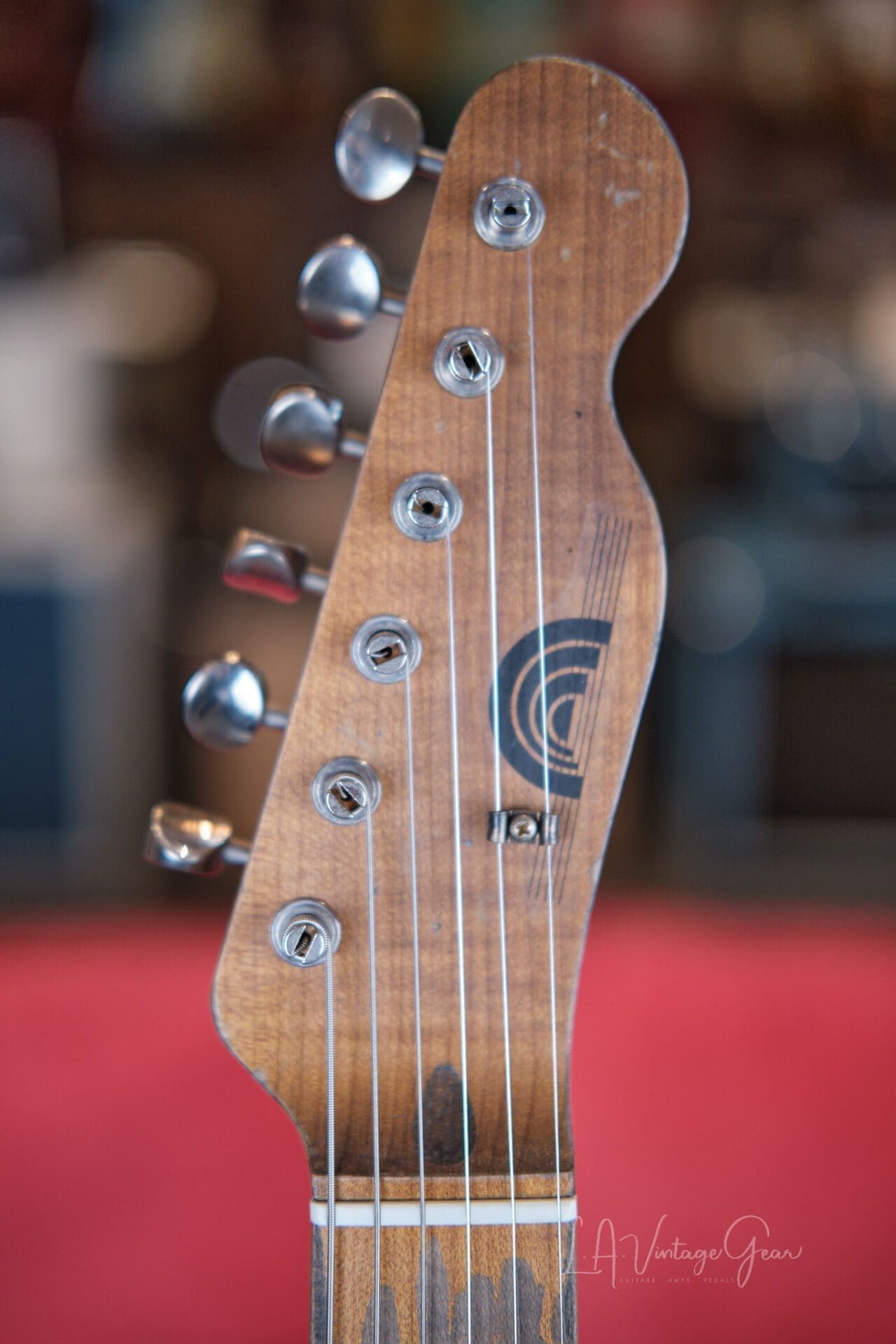 Crucible L.A. Guitars Hollywood Bowl-Caster - Built from bench #24 of the Hollywood Bowl! - Image 9