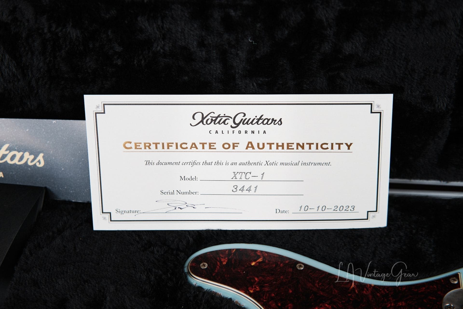 Xotic California Classic® XTC-1 Daphne Blue - Brand New Heavy Aged #3441 - Image 12