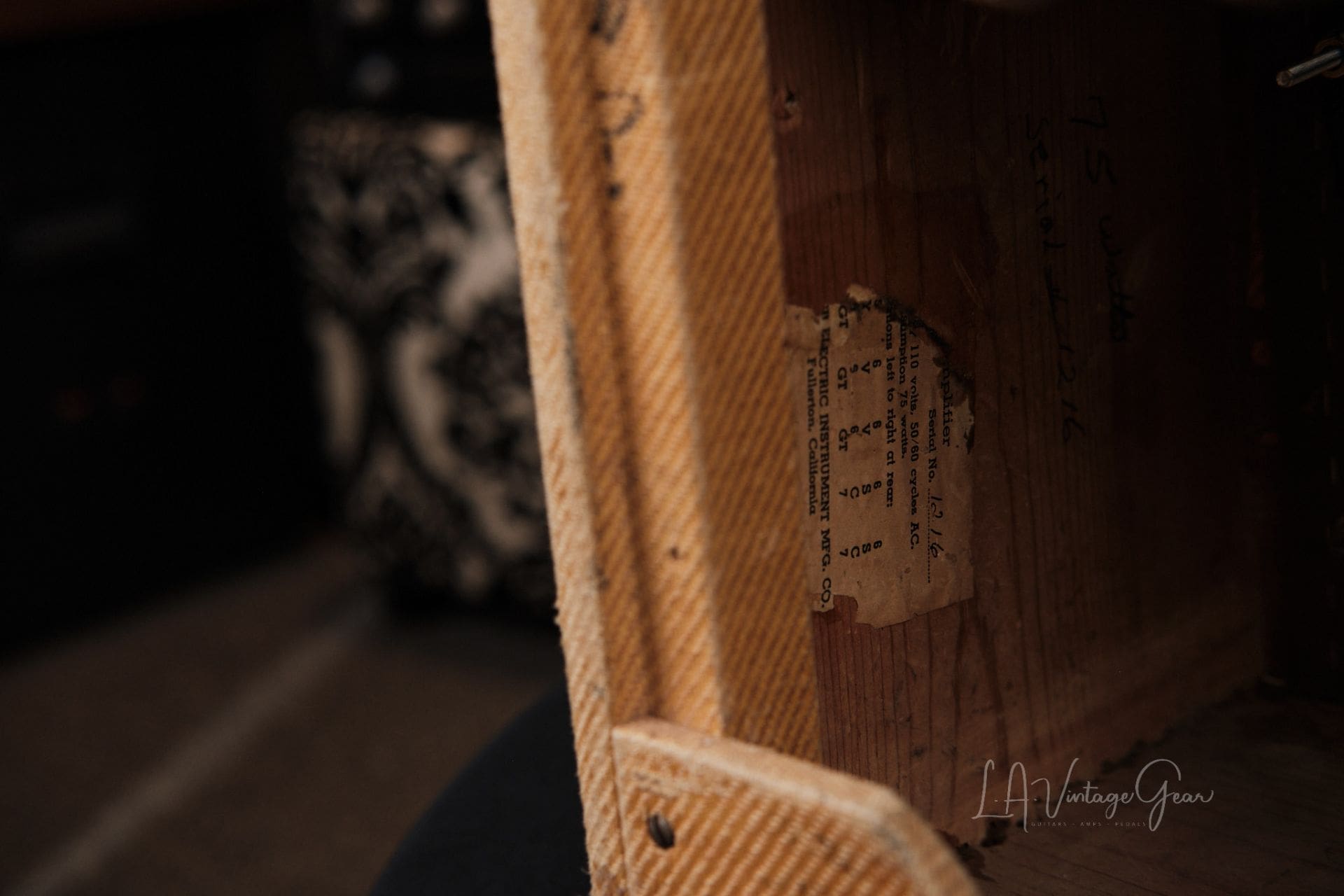 1949 "TV Front" Fender Tweed Deluxe 5A3 - Awesome Tweed Tones! - Image 13
