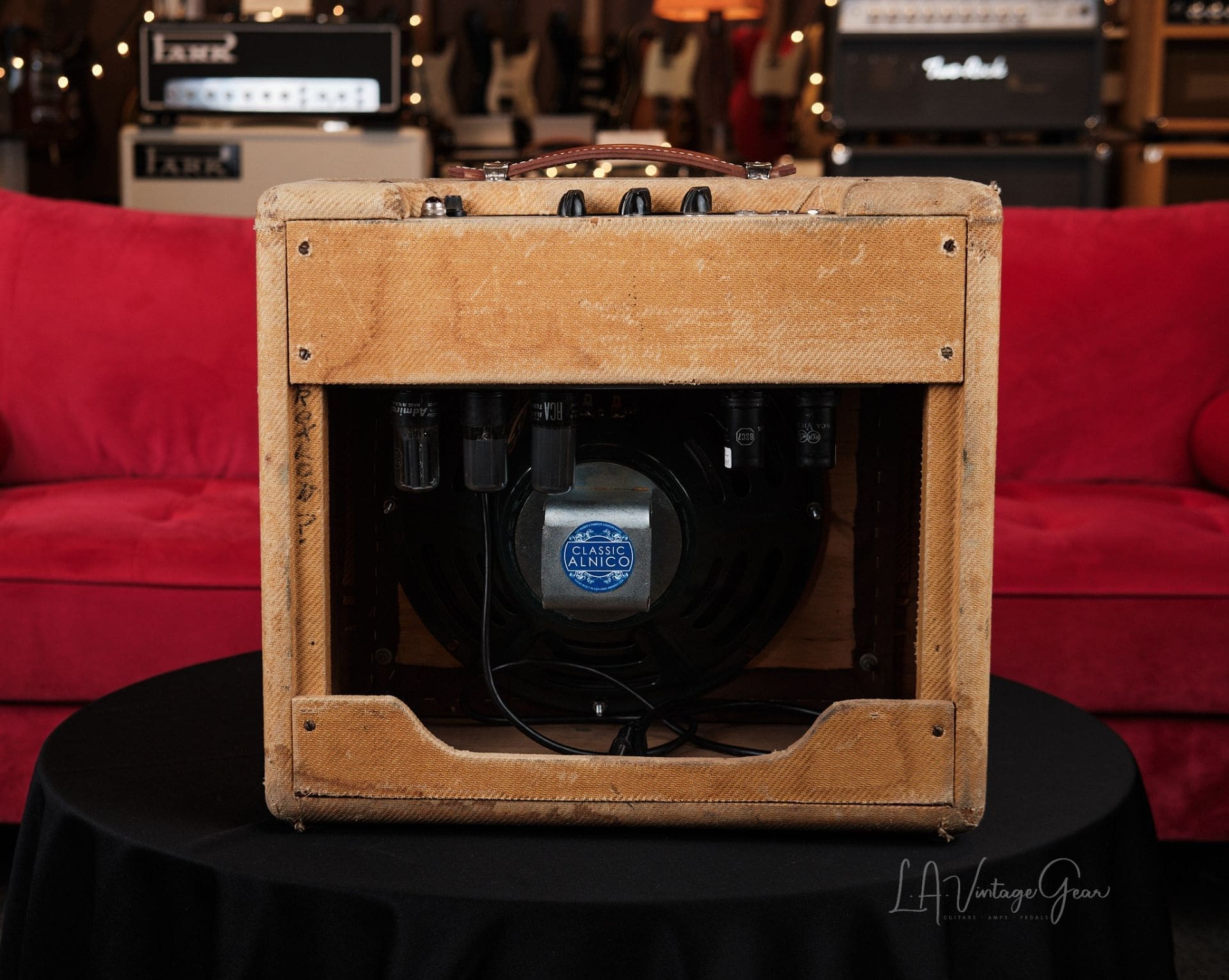 1949 "TV Front" Fender Tweed Deluxe 5A3 - Awesome Tweed Tones! - Image 7
