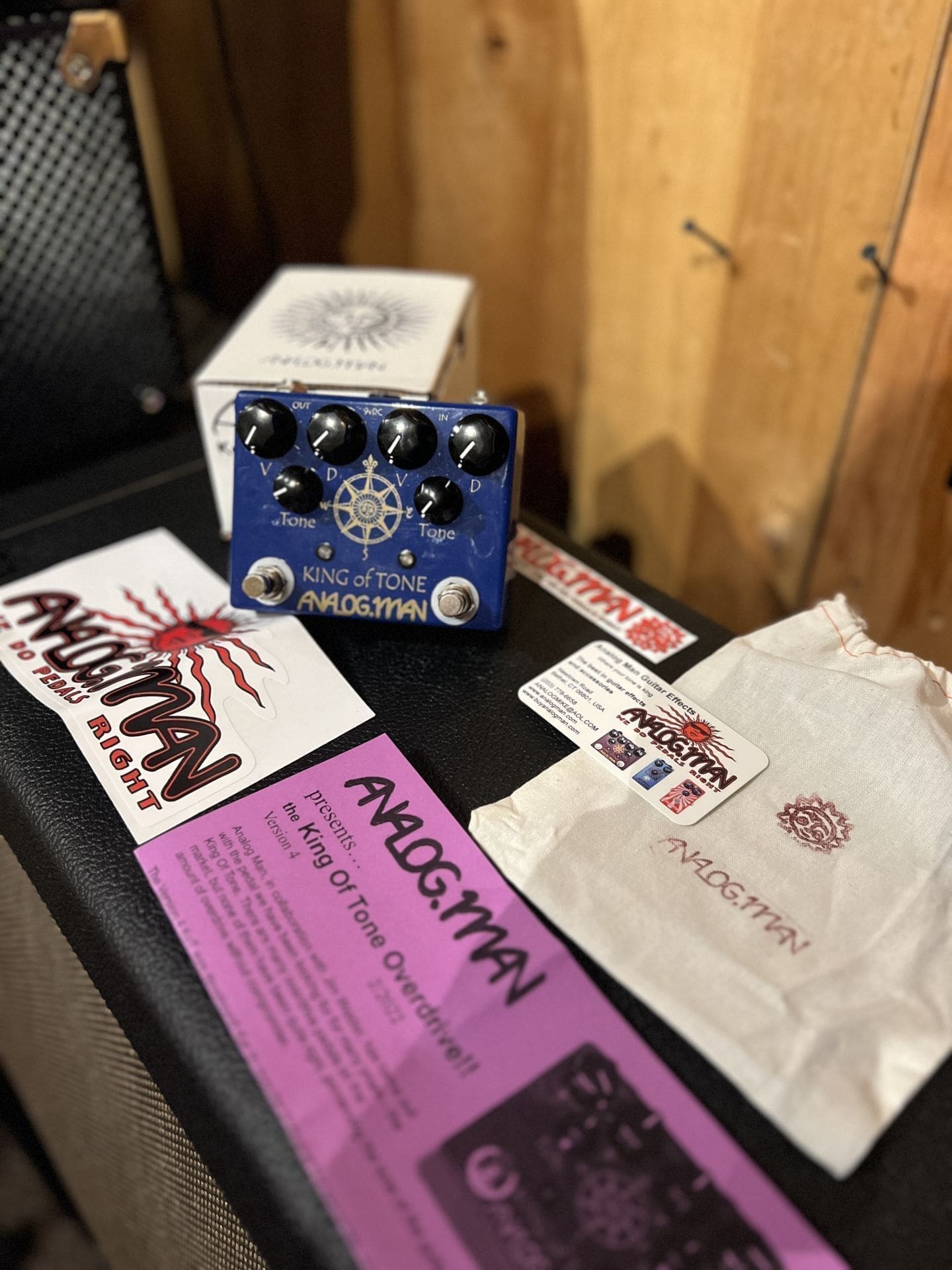 Analog Man King of Tone V4 – Blue – LA Vintage Gear