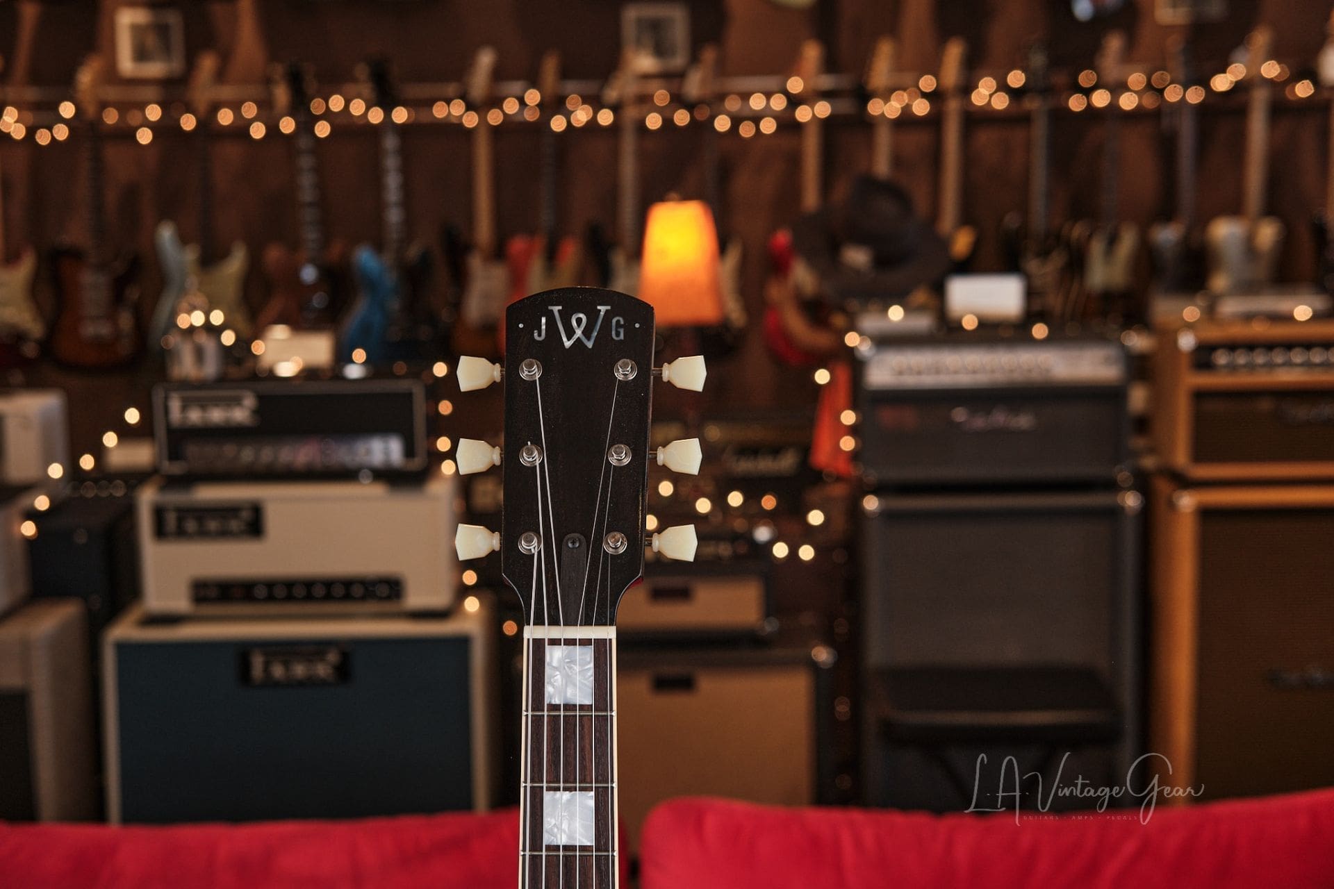 Josh Williams ‘Mockingbird’ JWG381 Semi-Hollowbody Electric Guitar- 59 Burst Finish & Ron Ellis Pickups! - Image 6