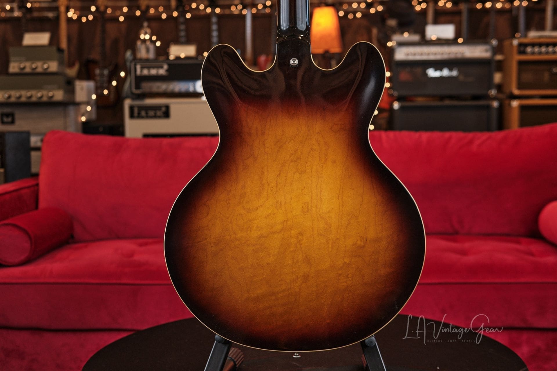 Josh Williams ‘Mockingbird’ JWG381 Semi-Hollowbody Electric Guitar- 59 Burst Finish & Ron Ellis Pickups! - Image 8