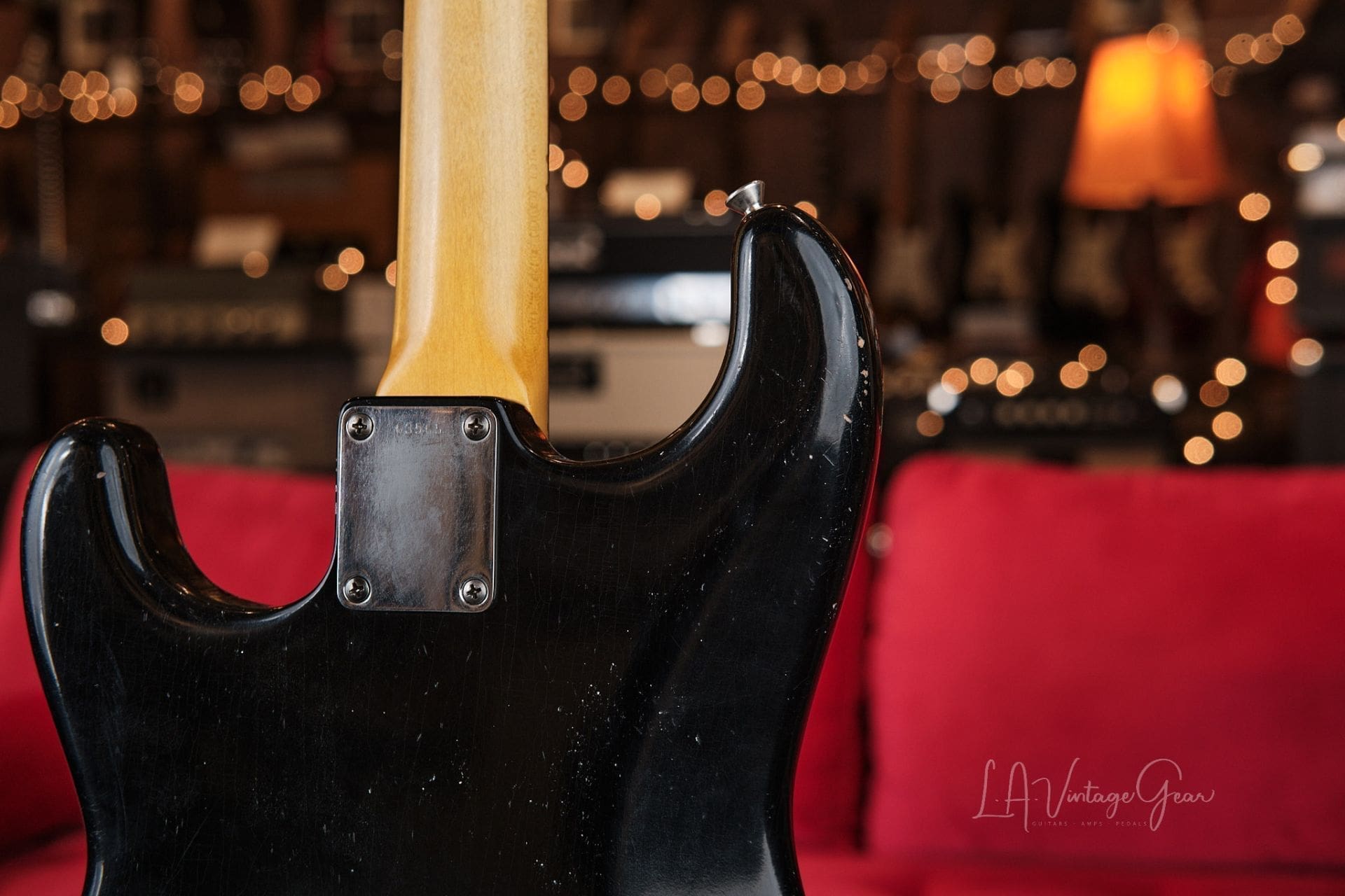 M.B. Guitars '62-S - In Relic'd Black, Just In! - Image 12