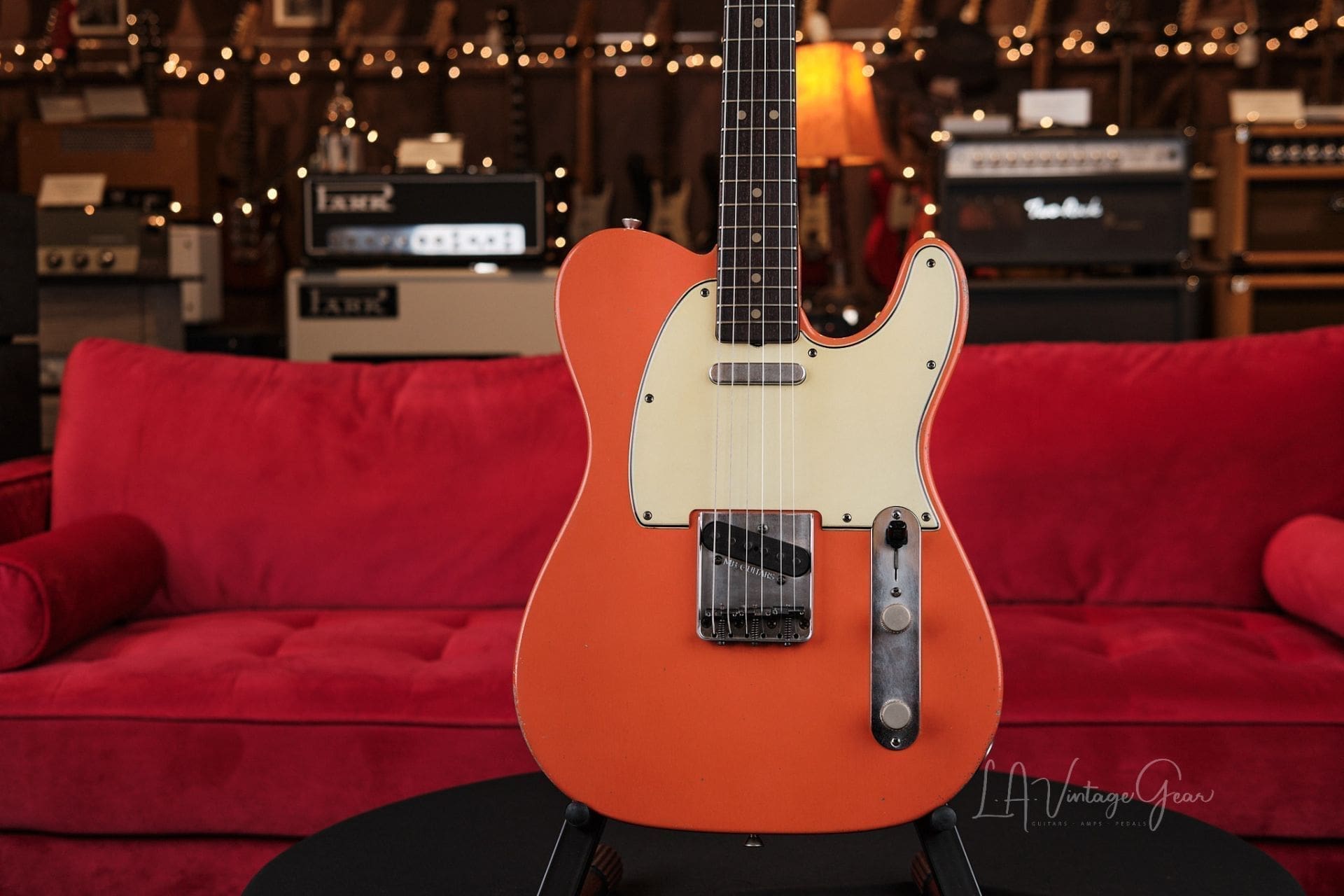 M.B. Guitars '64-T - In Faded Fiesta Red, Just In! - Image 3
