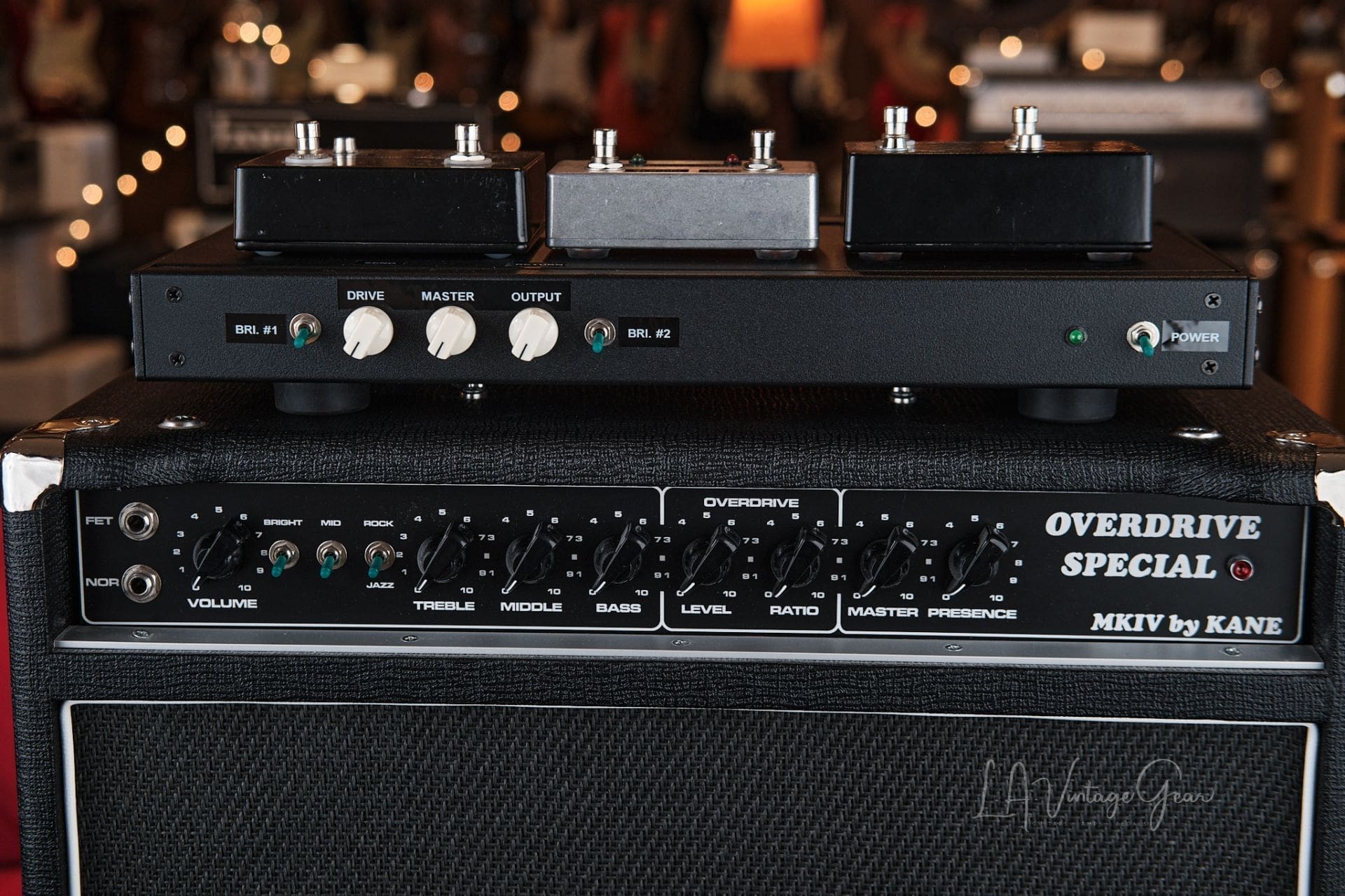 Mark Kane Overdrive Special MKIV 100 Watt head with 1x12 Cab - with Kane Dumbleator! - Image 5