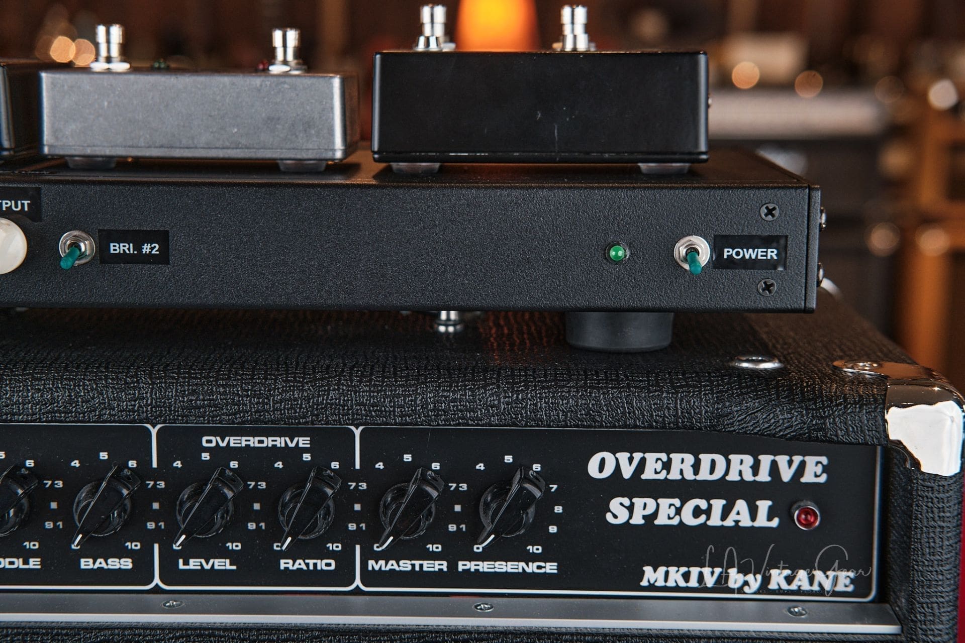 Mark Kane Overdrive Special MKIV 100 Watt head with 1x12 Cab - with Kane Dumbleator! - Image 7