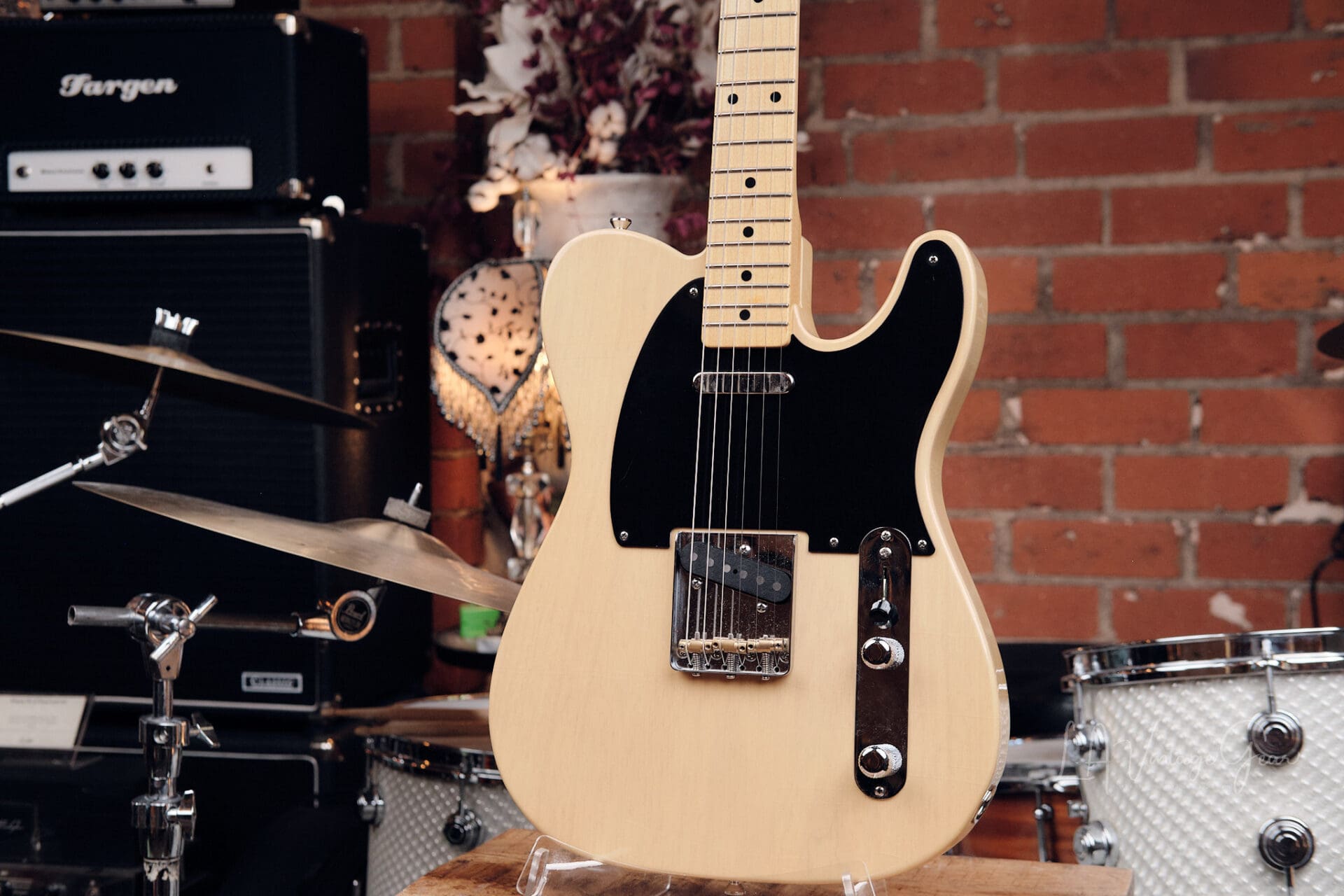 Mario Martin "Model T" Electric Guitar - Relic'd Nocaster Blonde Finish & Lollar Pickups! - Image 4