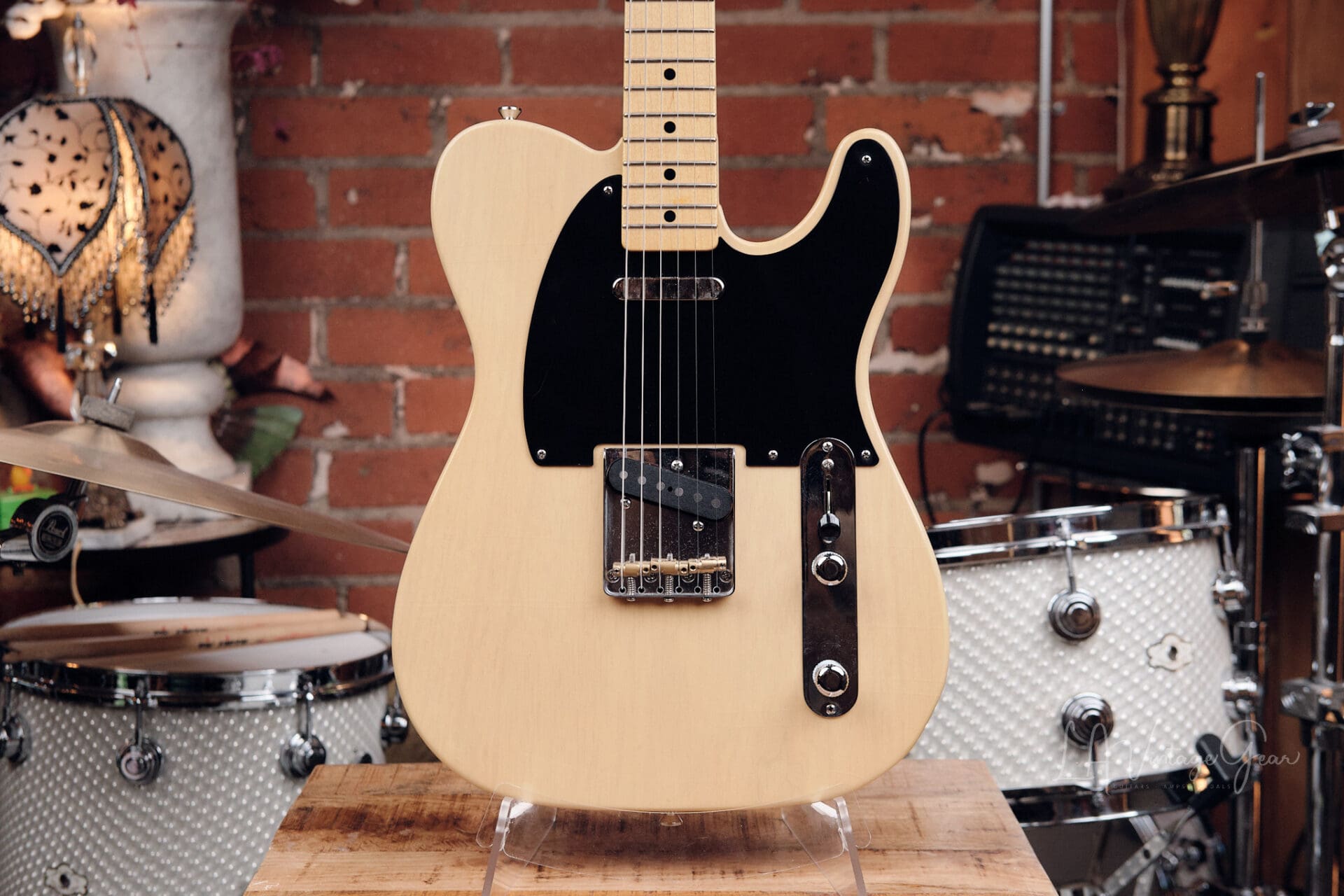 Mario Martin "Model T" Electric Guitar - Relic'd Nocaster Blonde Finish & Lollar Pickups! - Image 2