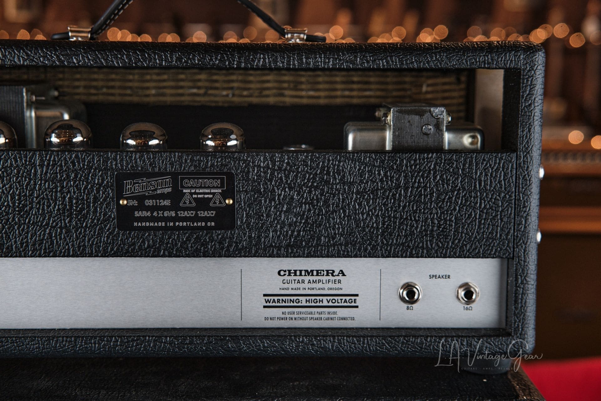 Benson "Chimera" 30 Watt Head & 2x12 Cab Guitar Amplifier- Just In! - Image 12