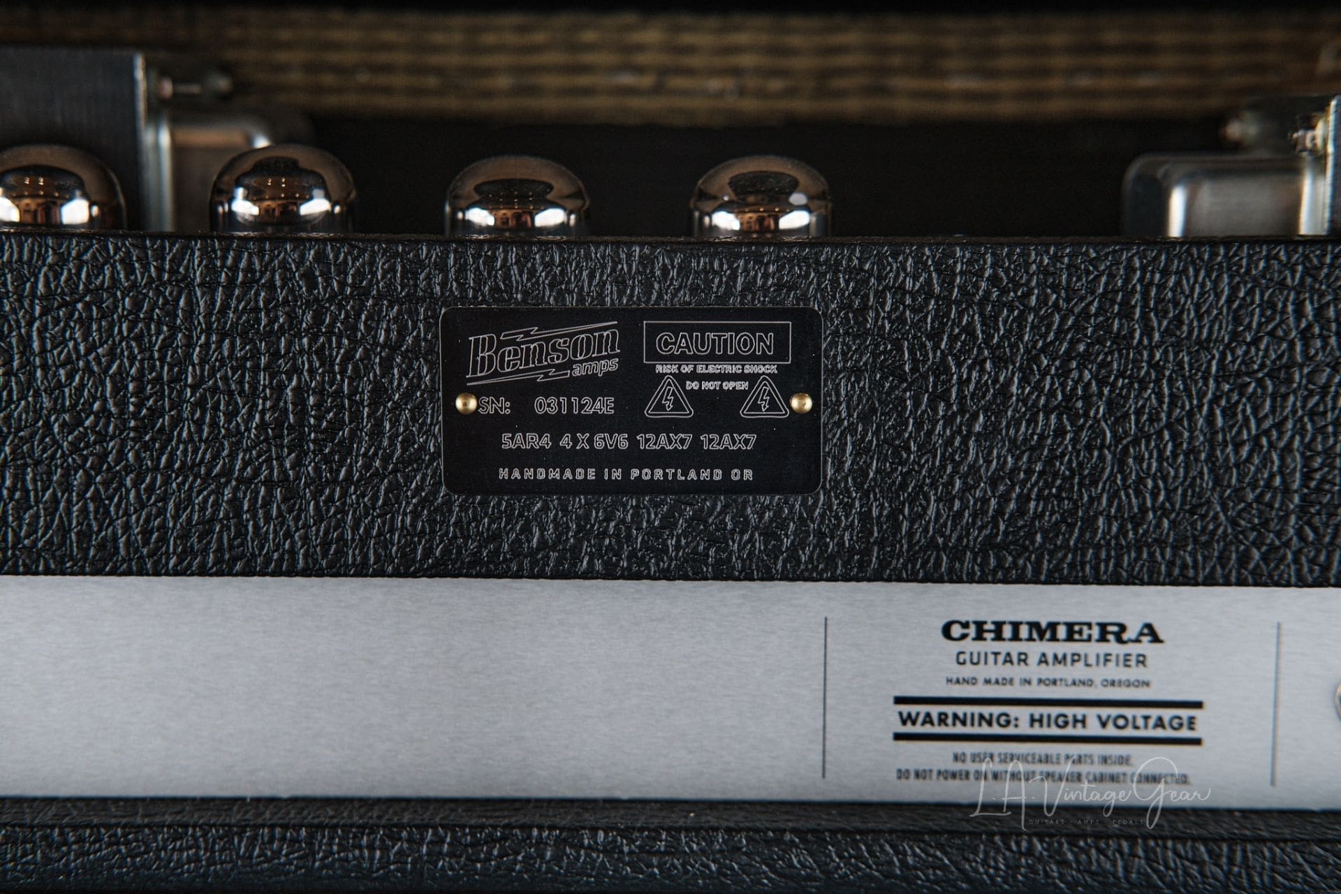 Benson "Chimera" 30 Watt Head & 2x12 Cab Guitar Amplifier- Just In! - Image 13
