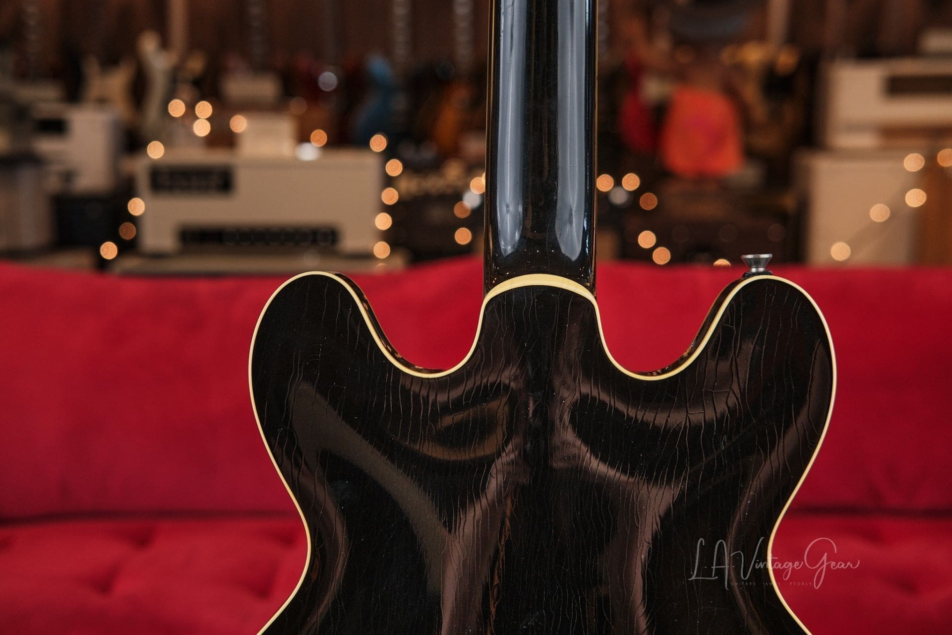 Collings I-35 LC Vintage - Relic Black Finish with Ron Ellis Pickups (Throbak ER-Customs Included)! - Image 9