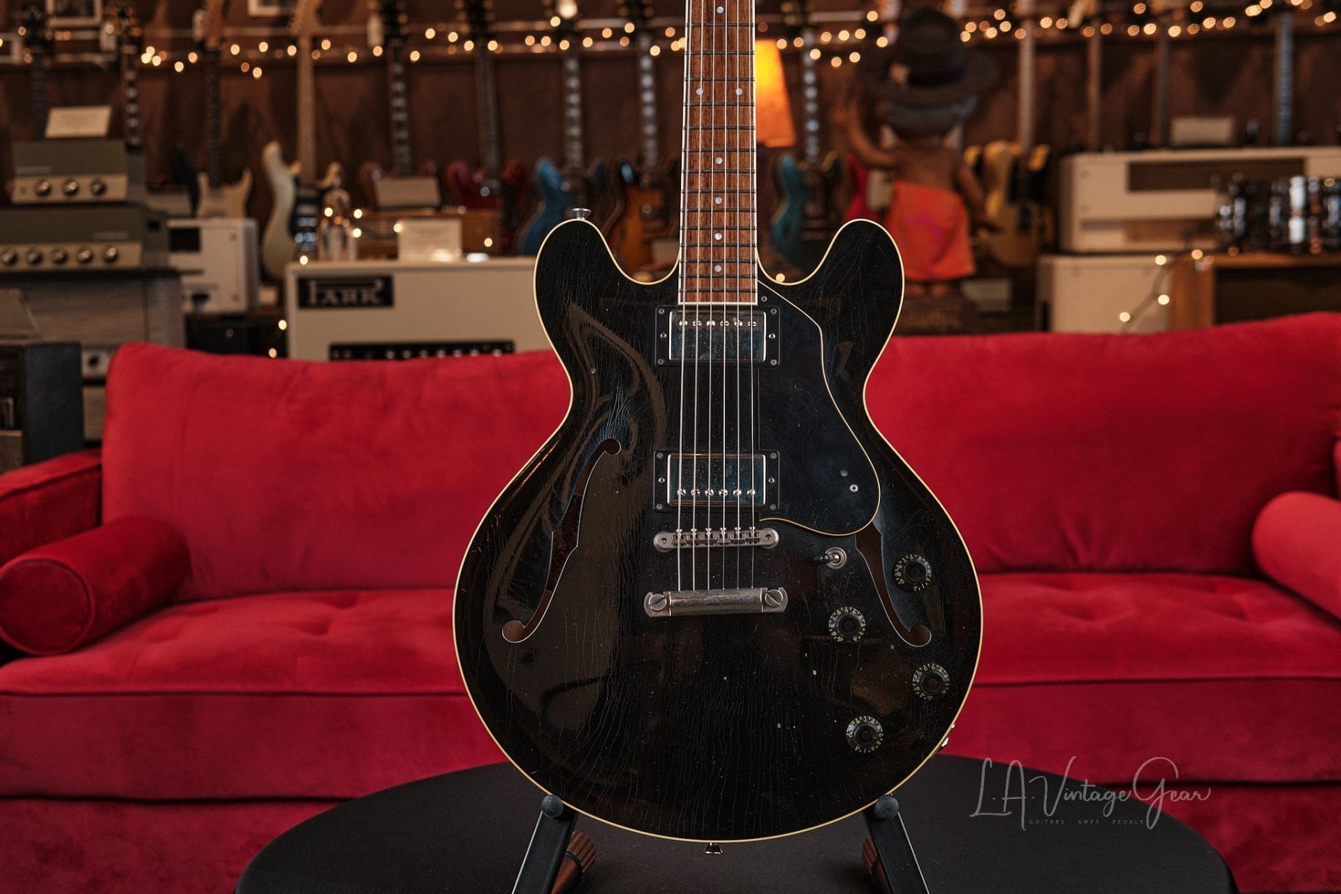 Collings I-35 LC Vintage - Relic Black Finish with Ron Ellis Pickups (Throbak ER-Customs Included)! - Image 2