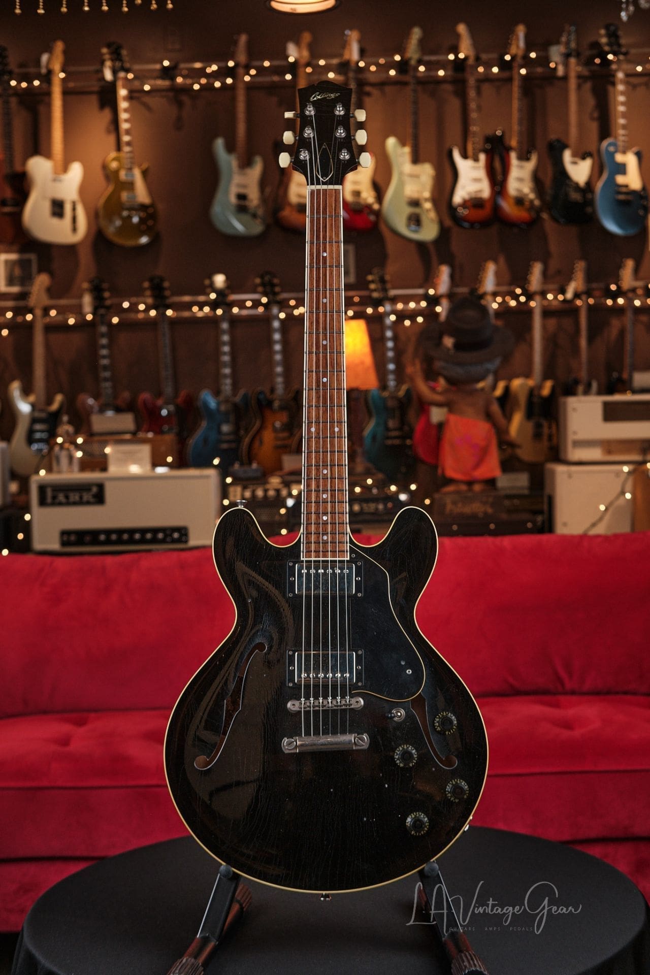 Collings I-35 LC Vintage - Relic Black Finish with Ron Ellis Pickups (Throbak ER-Customs Included)!