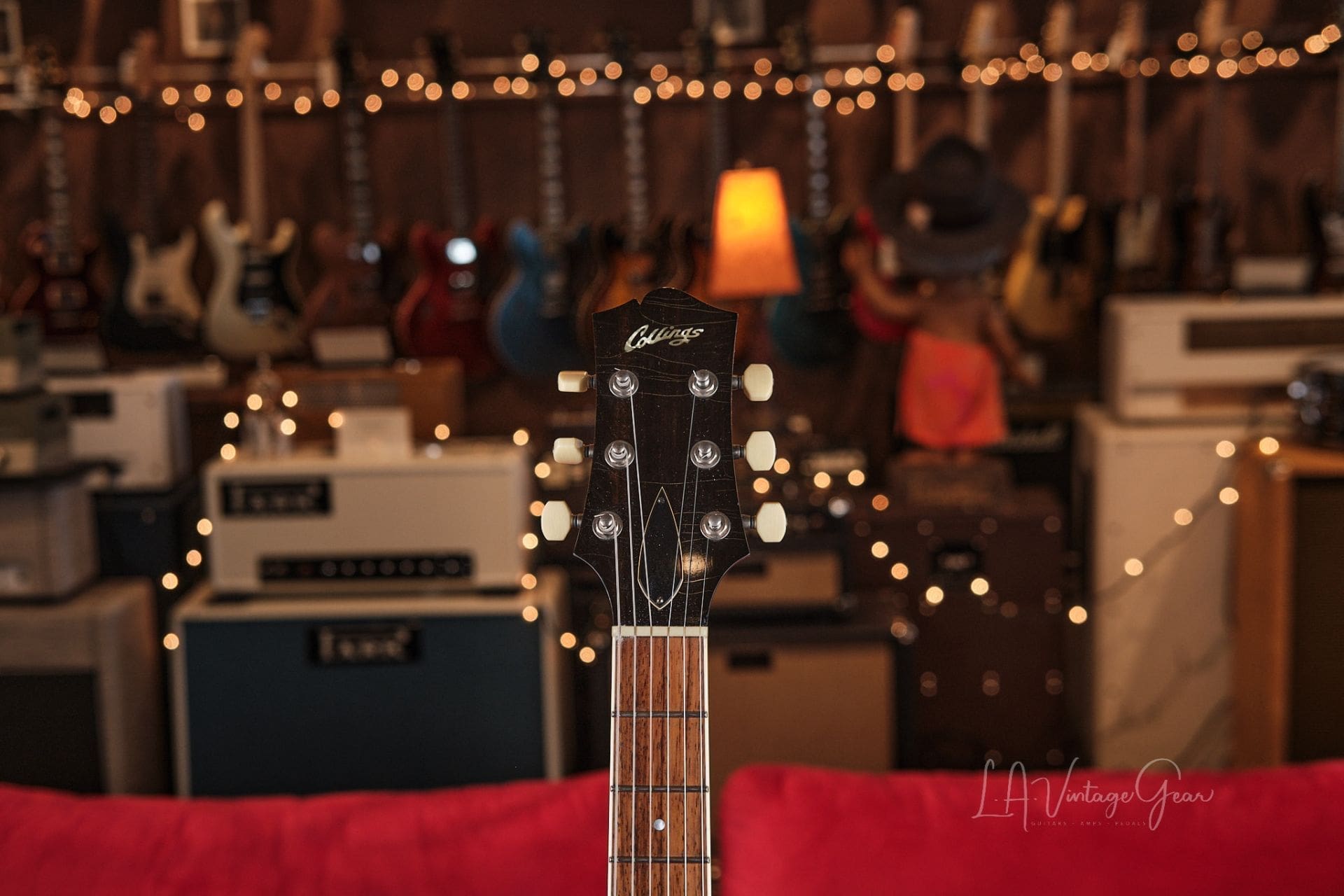 Collings I-35 LC Vintage - Relic Black Finish with Ron Ellis Pickups (Throbak ER-Customs Included)! - Image 6