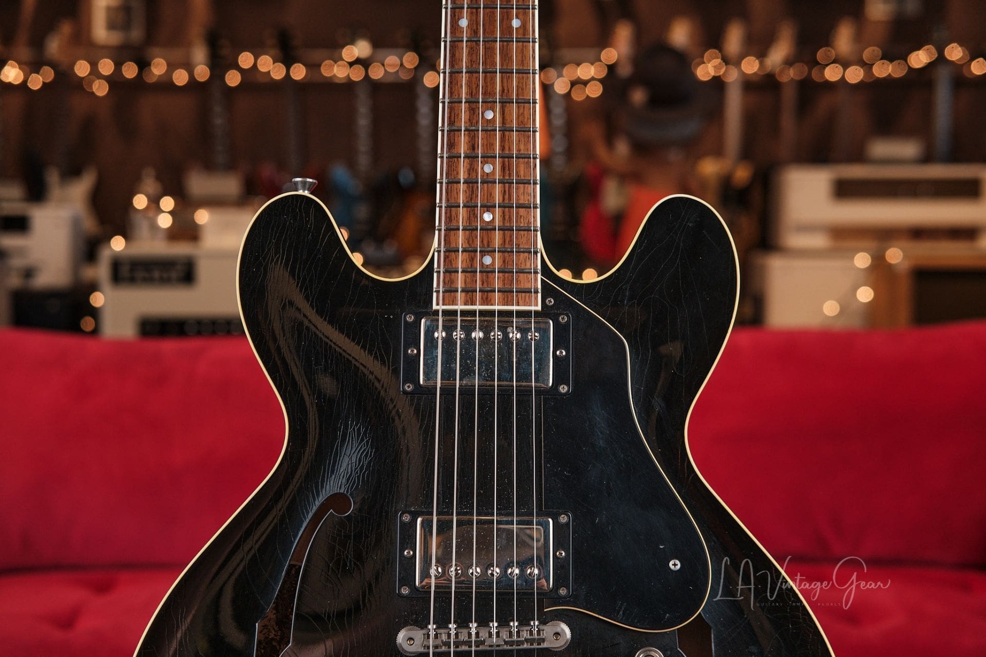 Collings I-35 LC Vintage - Relic Black Finish with Ron Ellis Pickups (Throbak ER-Customs Included)! - Image 3