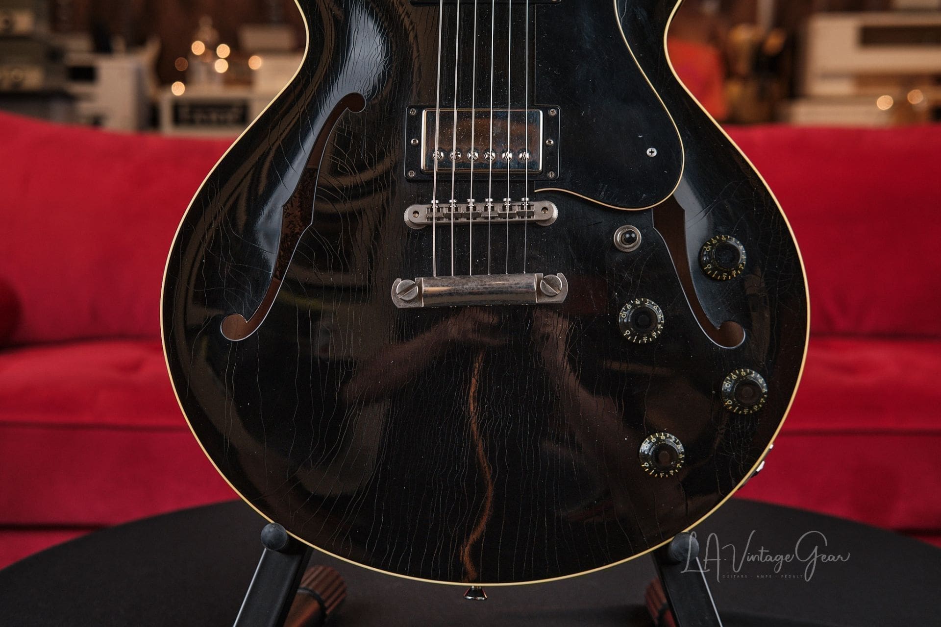 Collings I-35 LC Vintage - Relic Black Finish with Ron Ellis Pickups (Throbak ER-Customs Included)! - Image 4
