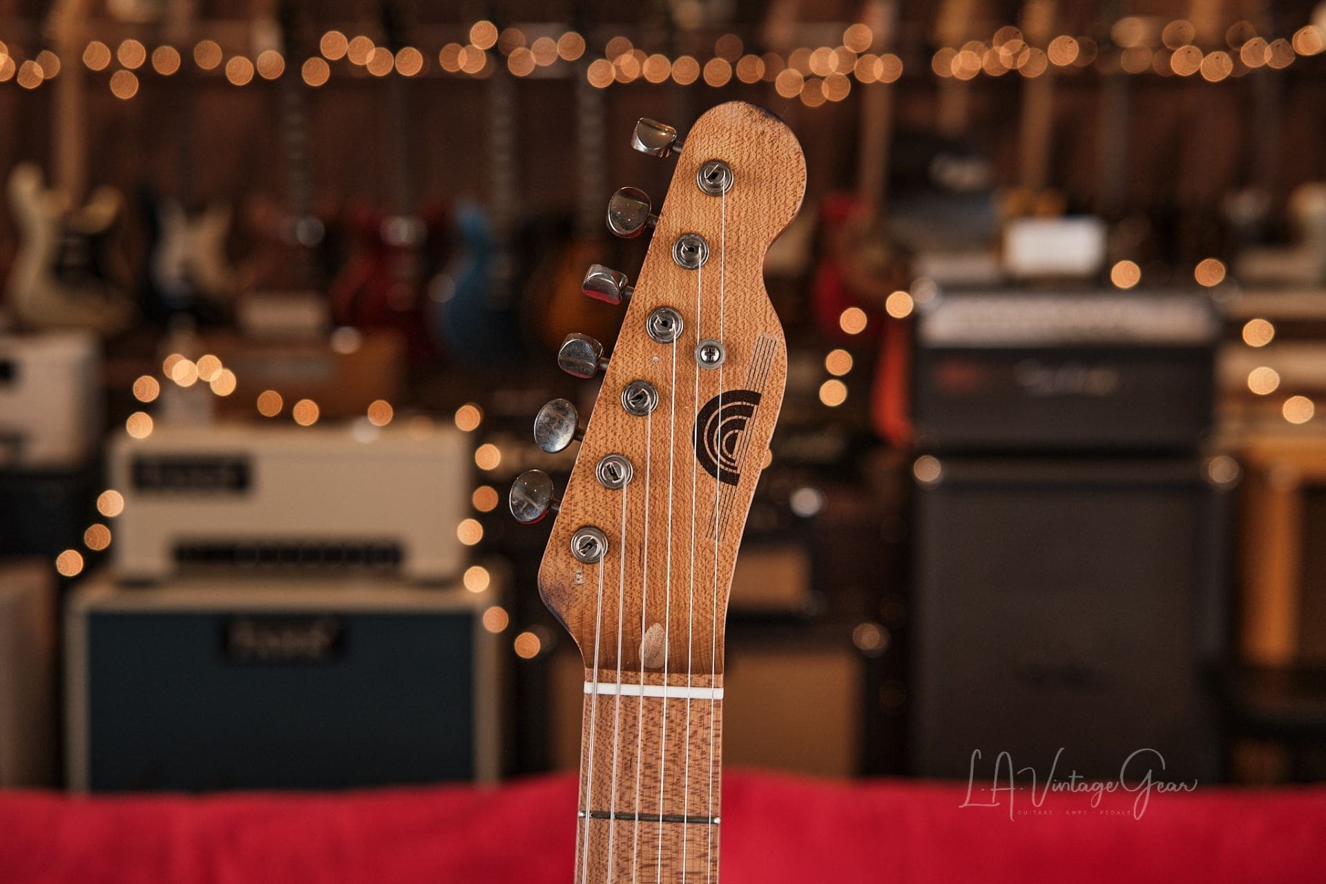 CRUCIBLE L.A. GUITARS HOLLYWOOD BOWL-CASTER – BUILT FROM BENCH #26 OF THE HOLLYWOOD BOWL! - Image 6