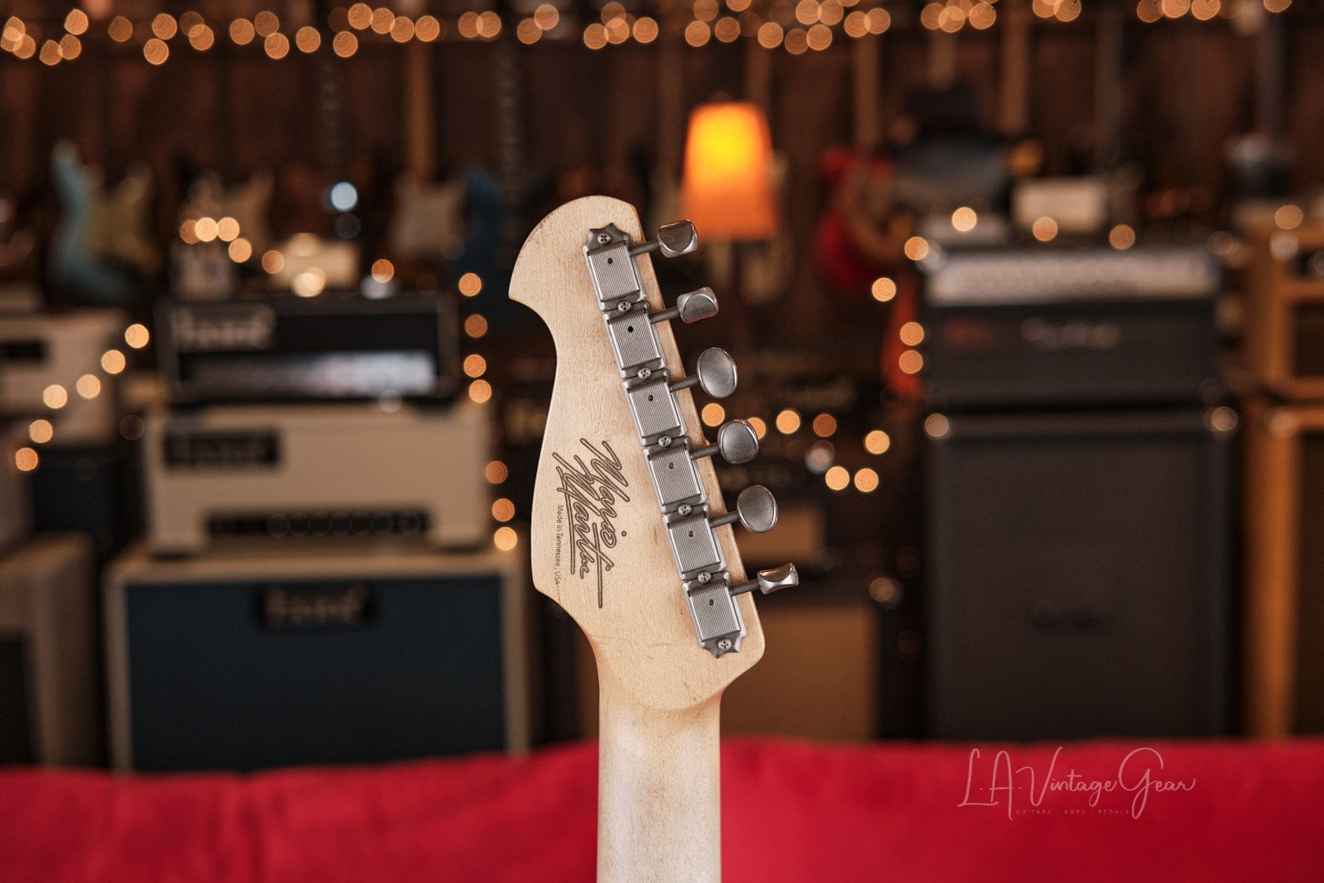 Mario Martin "Model S" Electric Guitar - Relic'd Seafoam Green Finish, Brazilian Board, & Arcane Pickups! - Image 11