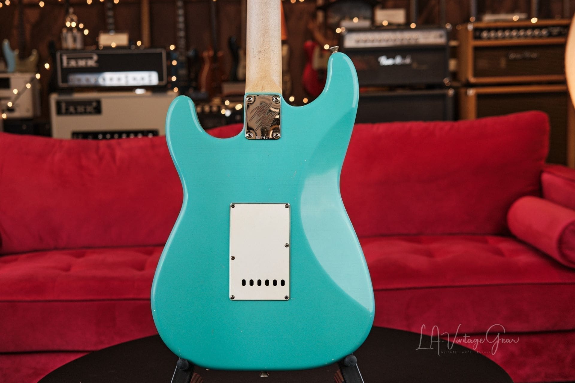 Mario Martin "Model S" Electric Guitar - Relic'd Seafoam Green Finish, Brazilian Board, & Arcane Pickups! - Image 8
