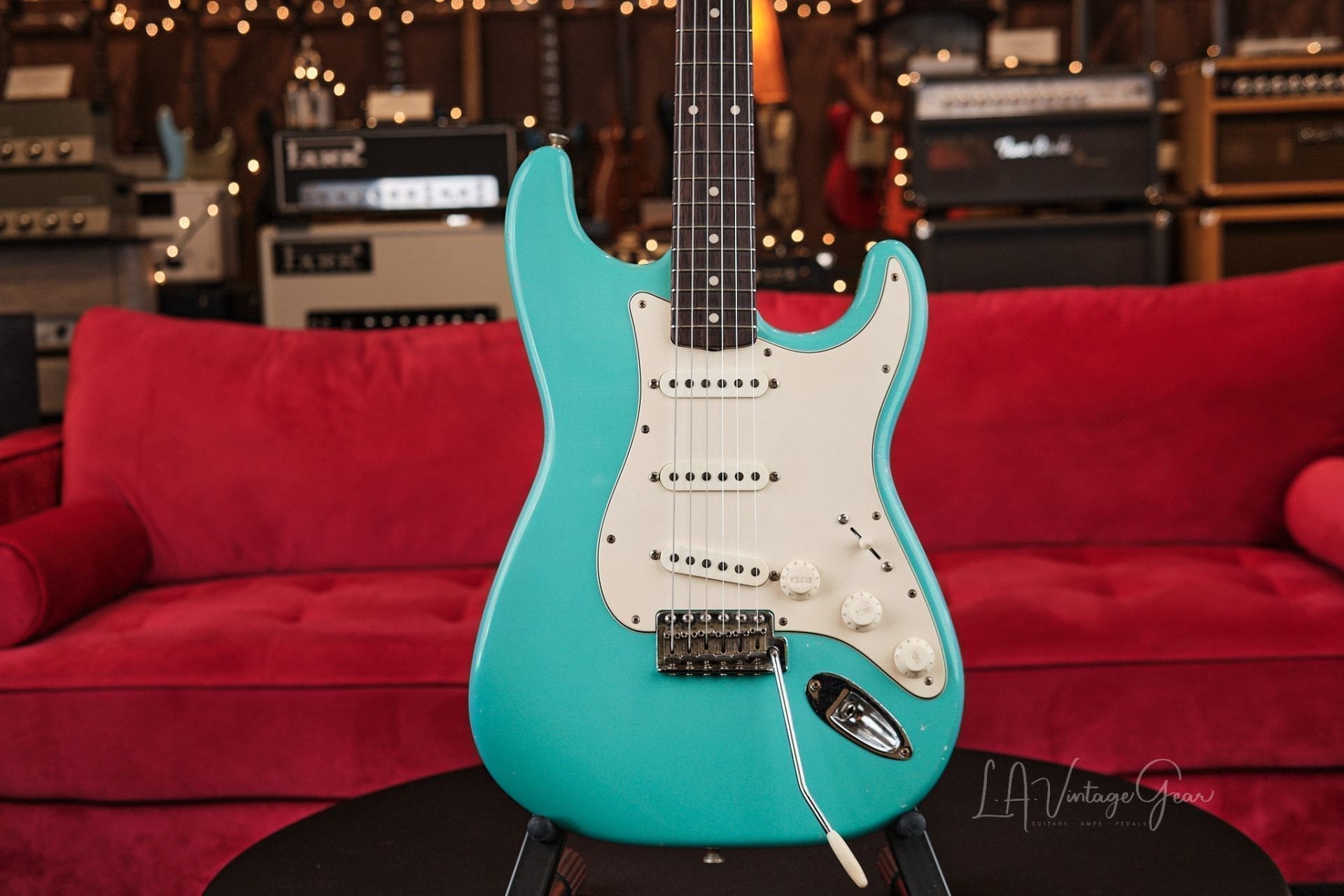 Mario Martin "Model S" Electric Guitar - Relic'd Seafoam Green Finish, Brazilian Board, & Arcane Pickups! - Image 2