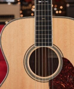 Santa Cruz OM Pre-War - Amazing Highly Figured Indian Rosewood Back and Sides! - Image 3