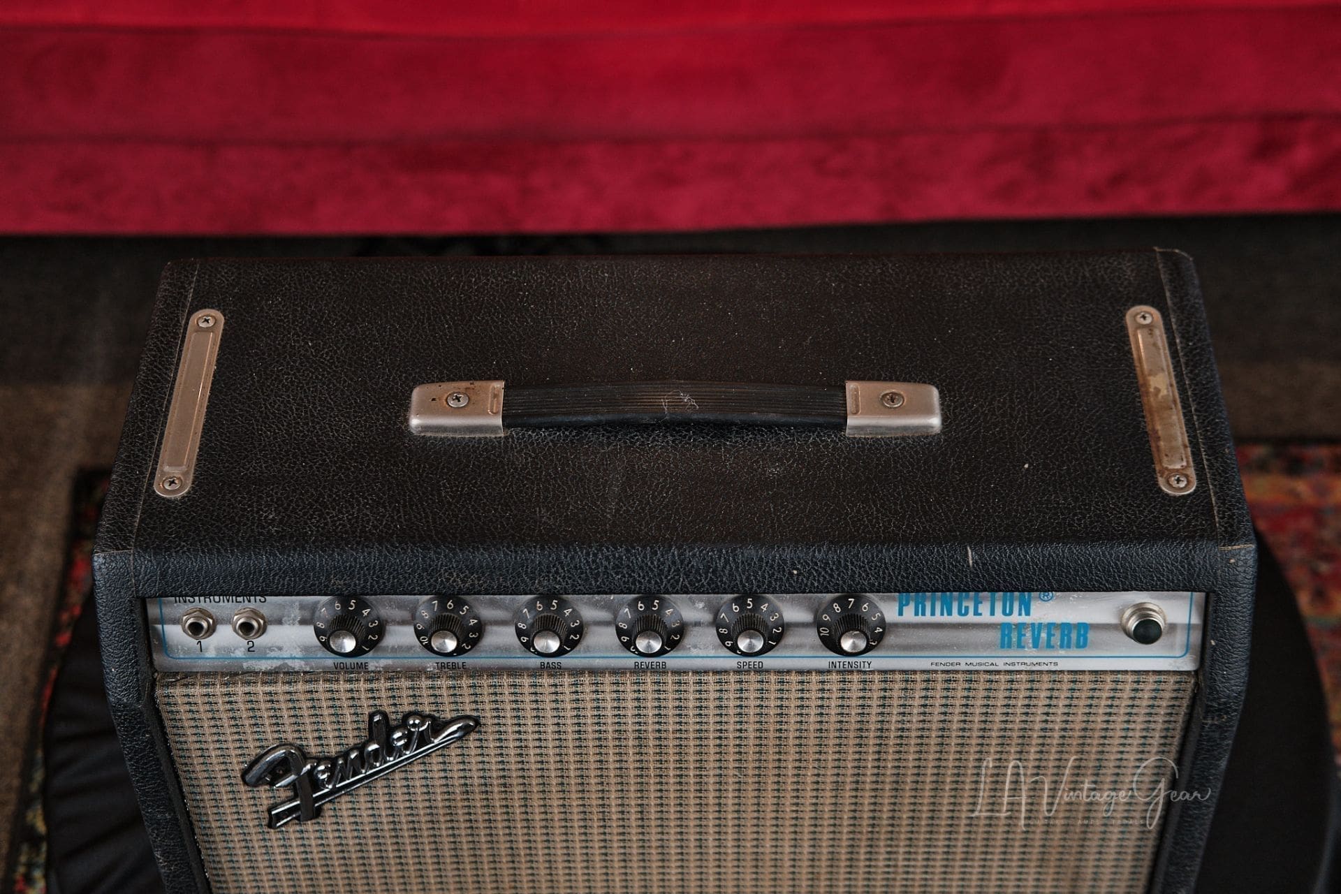 1972 Fender Princeton Reverb 1x10 Combo - Classic Fender Tones! - Image 3