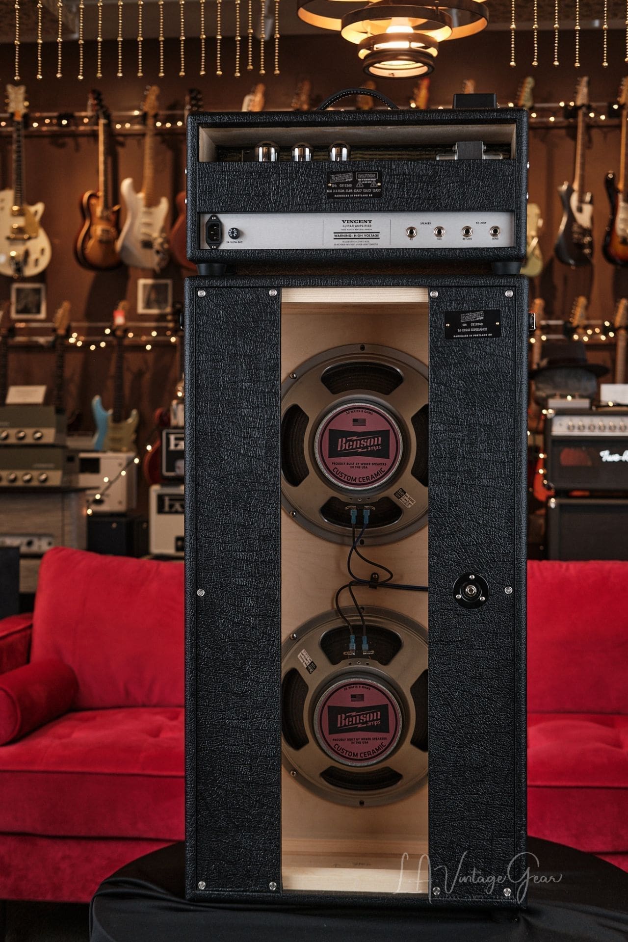 Benson Vincent 30 Watt Head & 2x12 Cab Guitar Amplifier - Just In! - Image 7