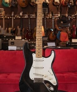 Danocaster Black Double Cut Electric Guitar - With Ron Ellis Pickups
