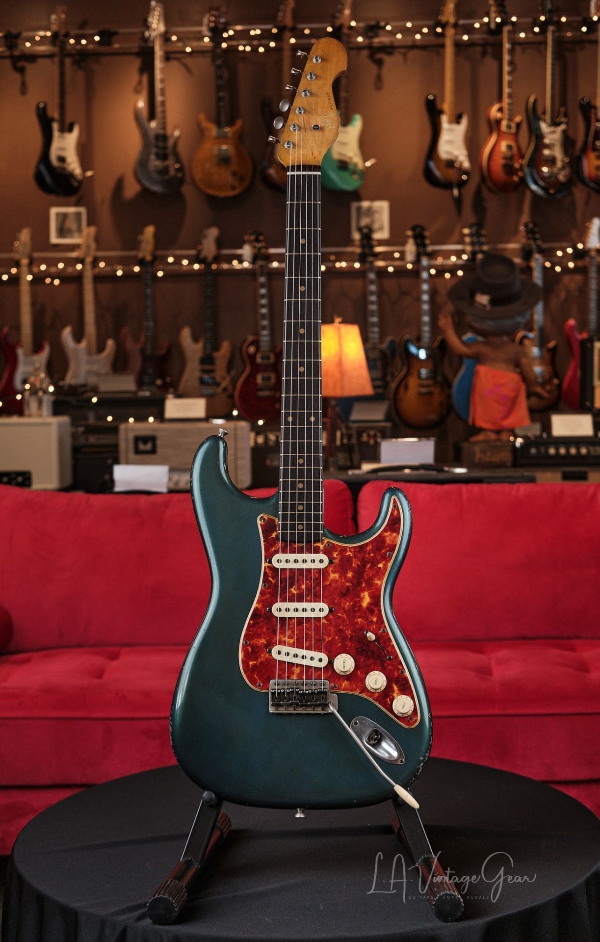 M.B. Guitars '62-S - In Relic'd Greened Lake Placid Blue, Just In!