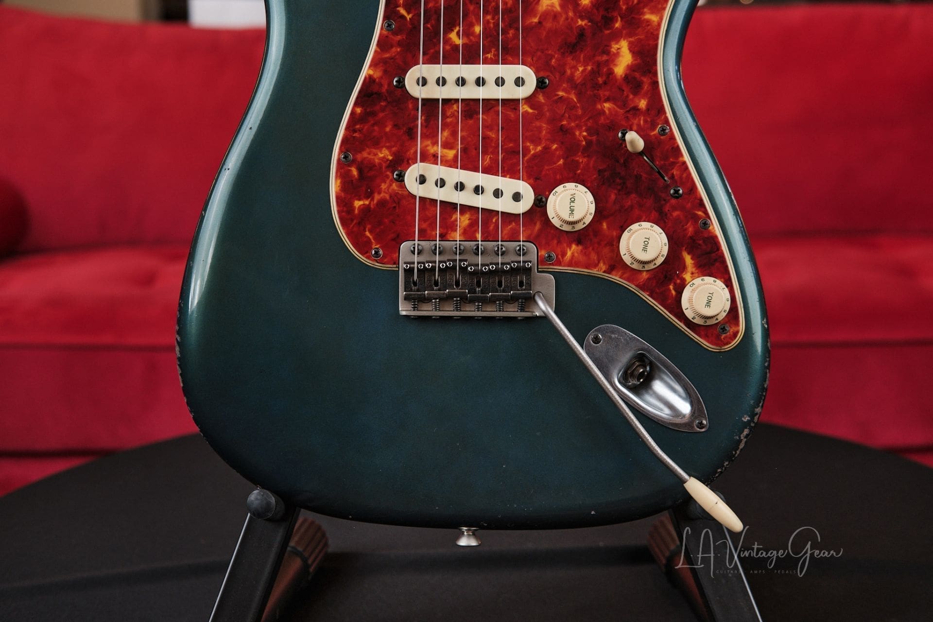 M.B. Guitars '62-S - In Relic'd Greened Lake Placid Blue, Just In! - Image 5