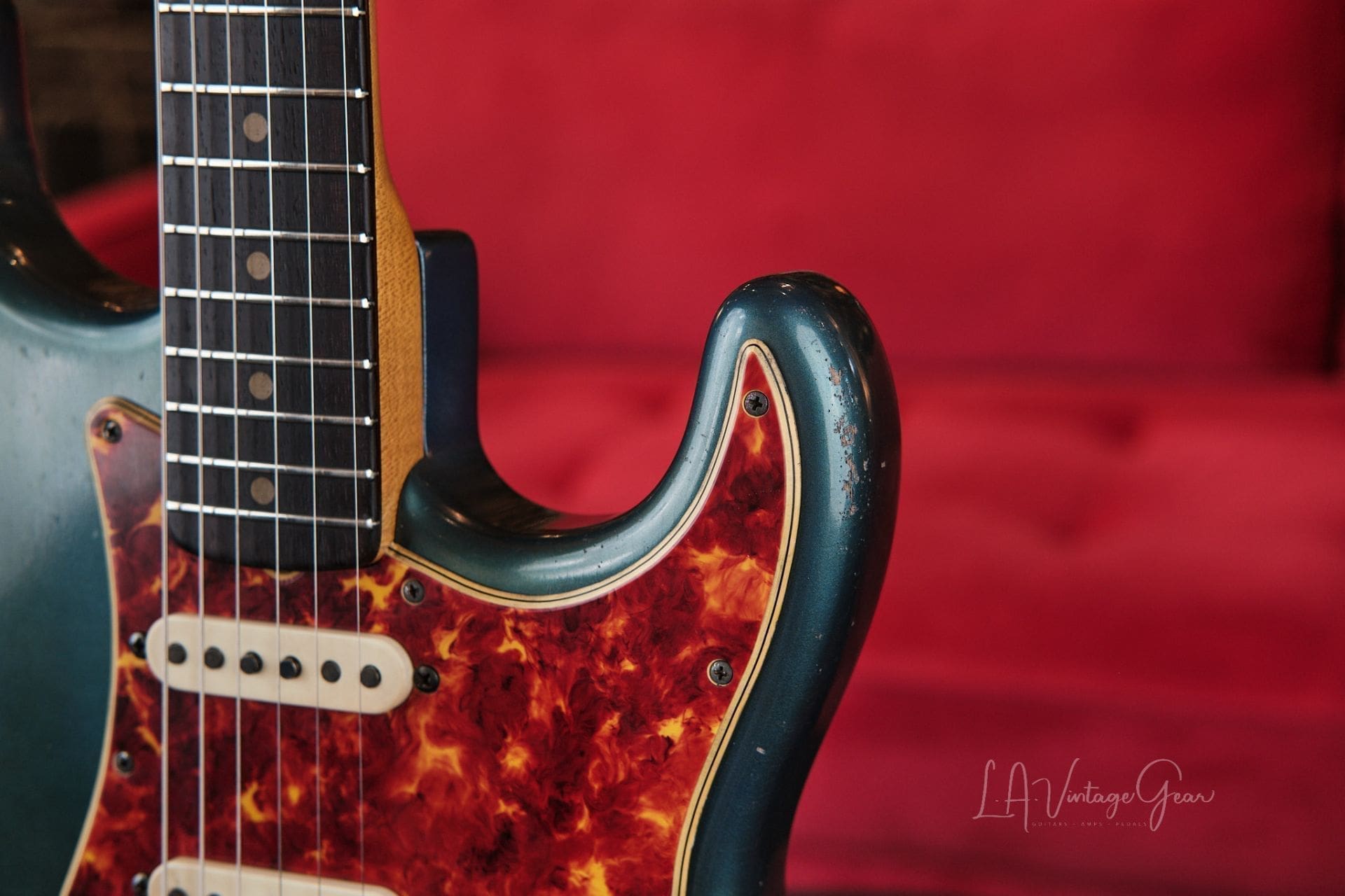 M.B. Guitars '62-S - In Relic'd Greened Lake Placid Blue, Just In! - Image 8