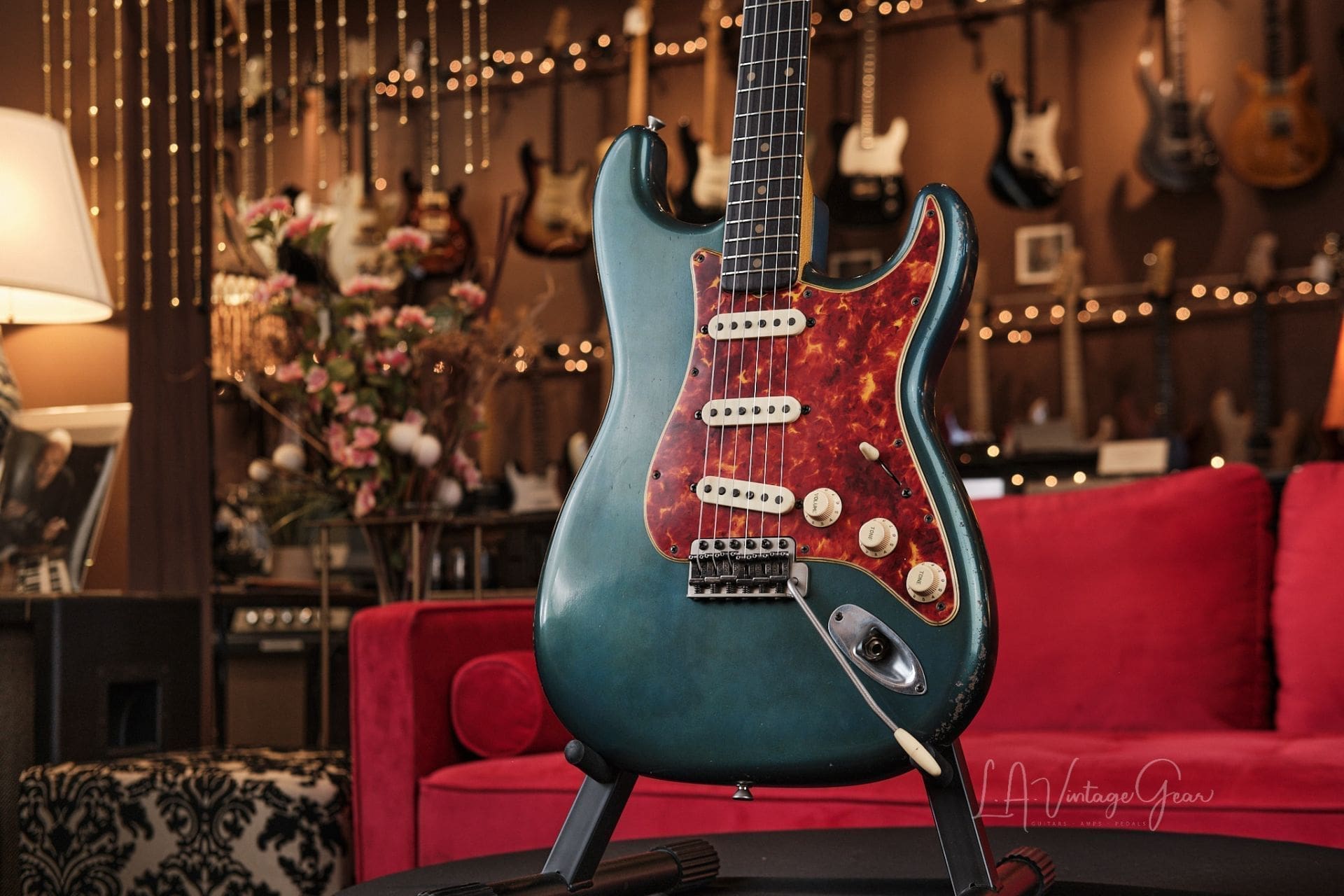 M.B. Guitars '62-S - In Relic'd Greened Lake Placid Blue, Just In! - Image 2