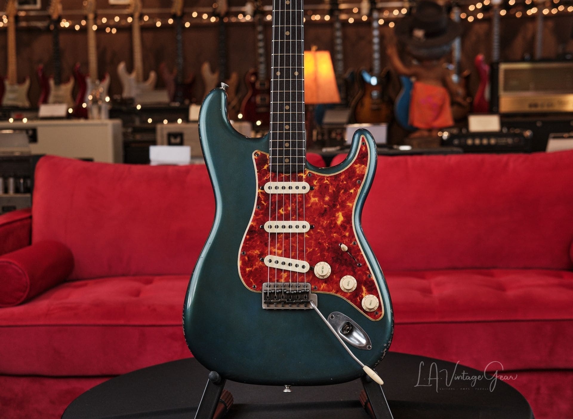 M.B. Guitars '62-S - In Relic'd Greened Lake Placid Blue, Just In! - Image 3