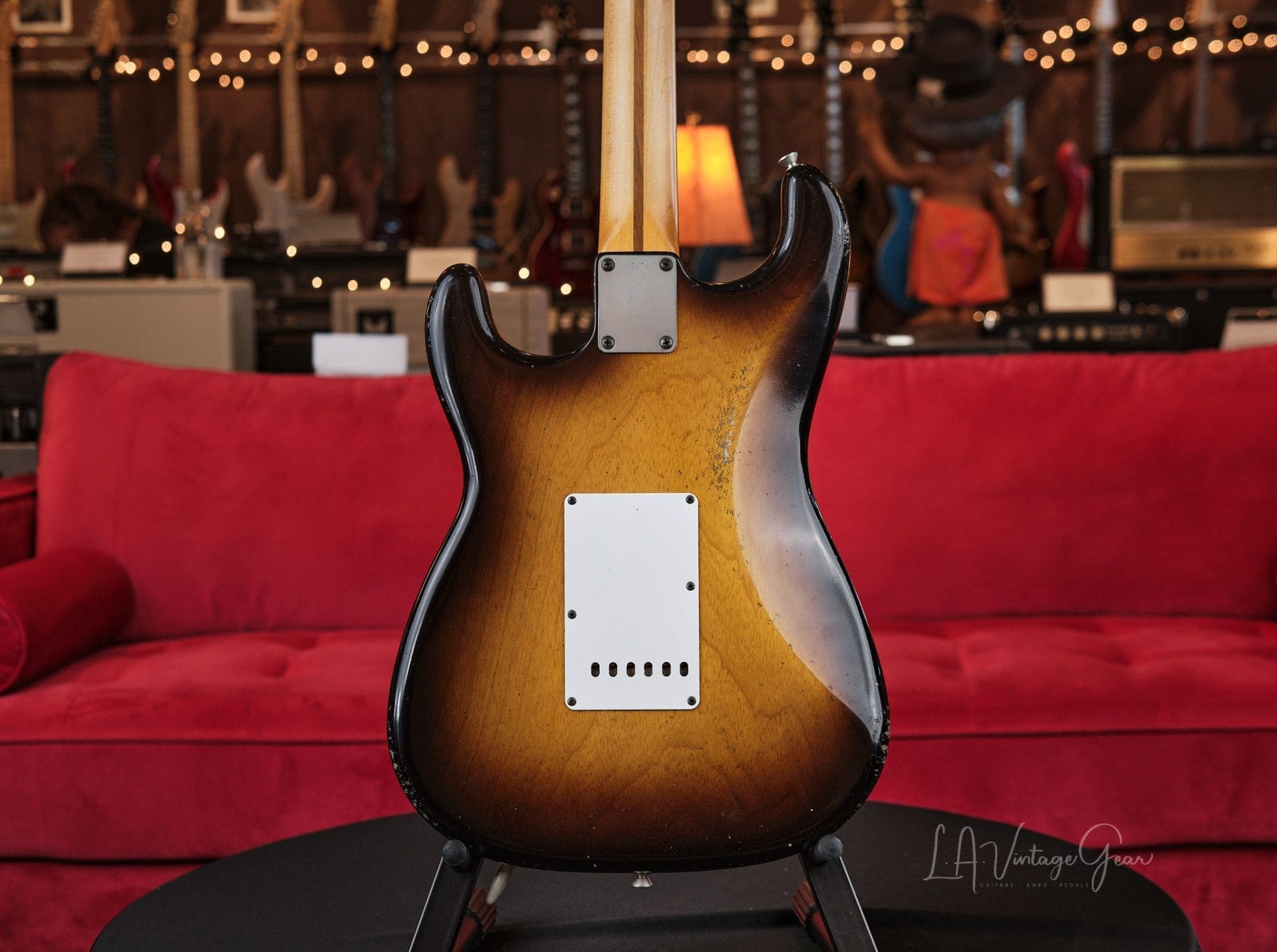 M.B. Guitars '55-S - Relic'd Two Tone Burst, Just In! - Image 12