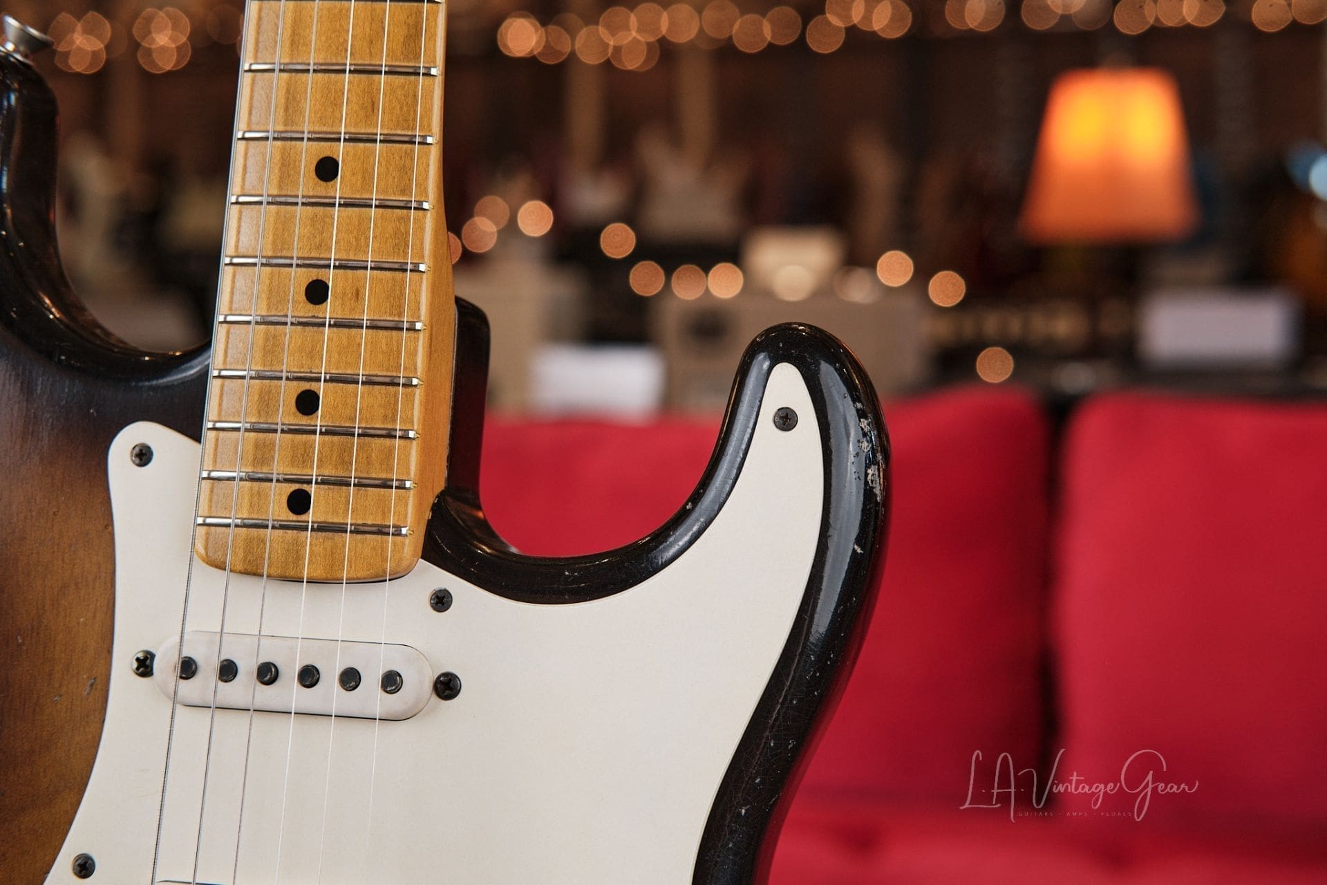 M.B. Guitars '55-S - Relic'd Two Tone Burst, Just In! - Image 8