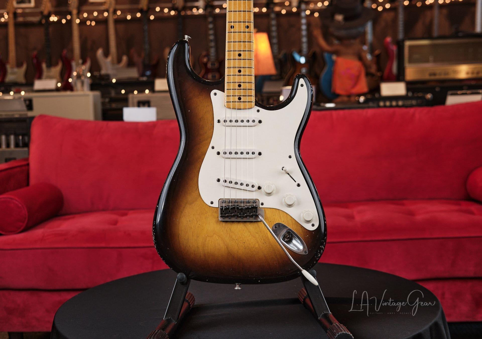 M.B. Guitars '55-S - Relic'd Two Tone Burst, Just In! - Image 3